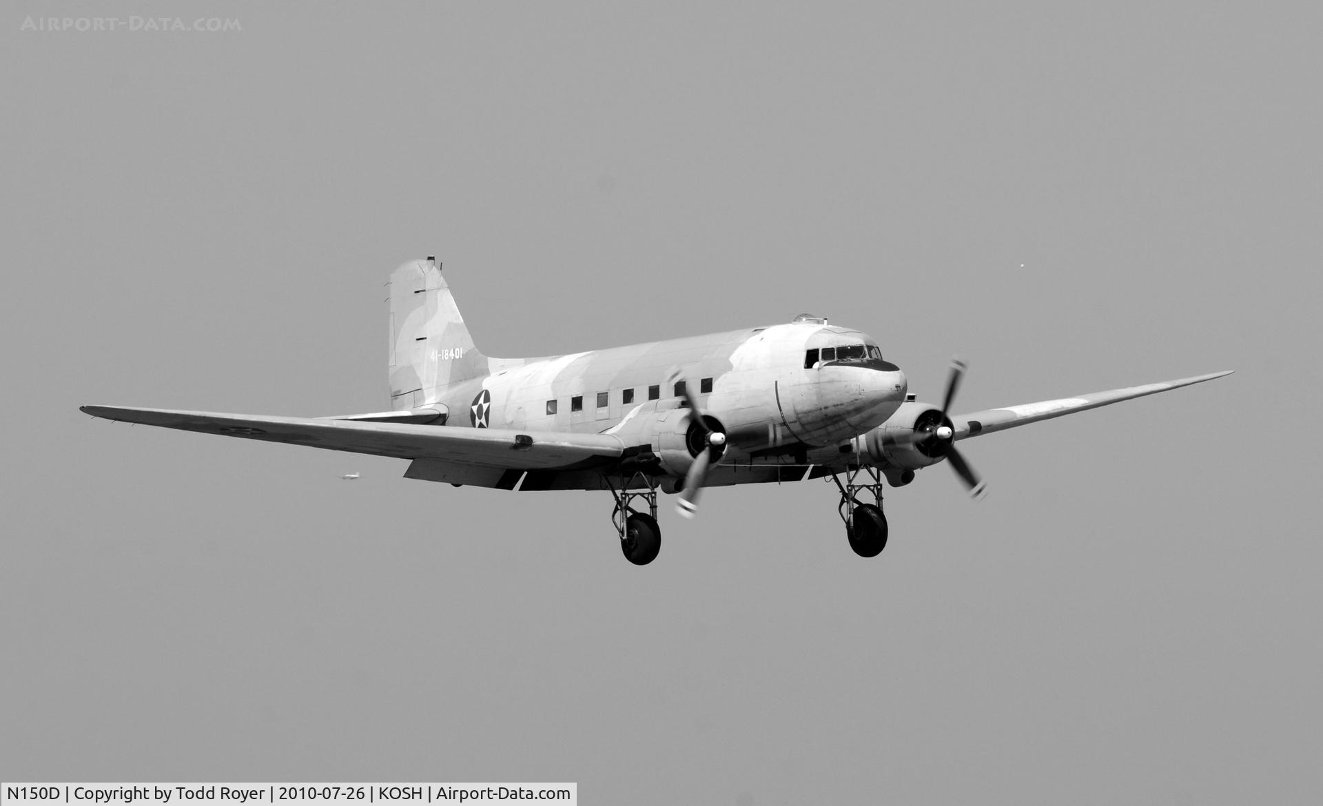N150D, 1944 Douglas DC3C-S1C3G (C-47A) C/N 20195, EAA AIRVENTURE 2010