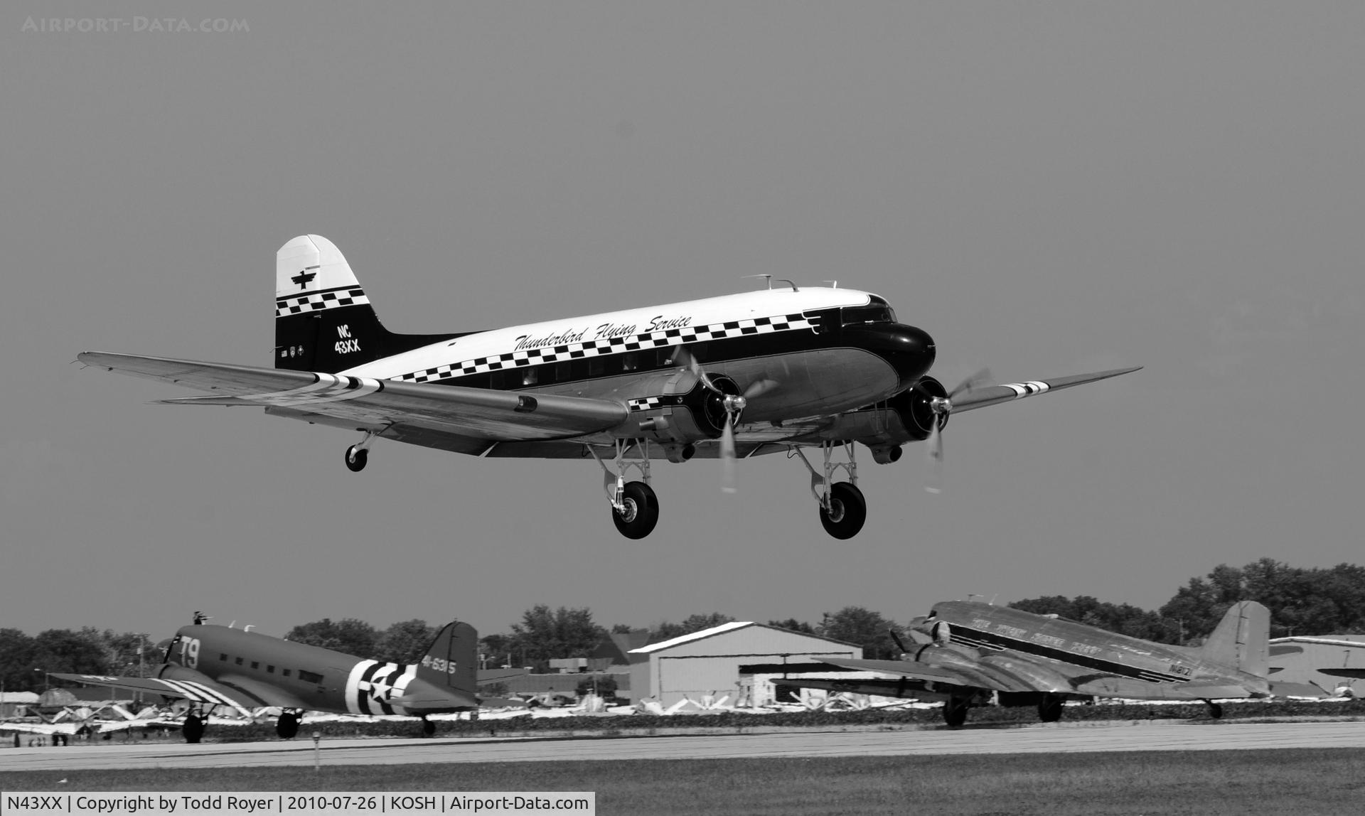 N43XX, 1943 Douglas DC-3A-S1C3G (C-53D) C/N 11665, EAA AIRVENTURE 2010