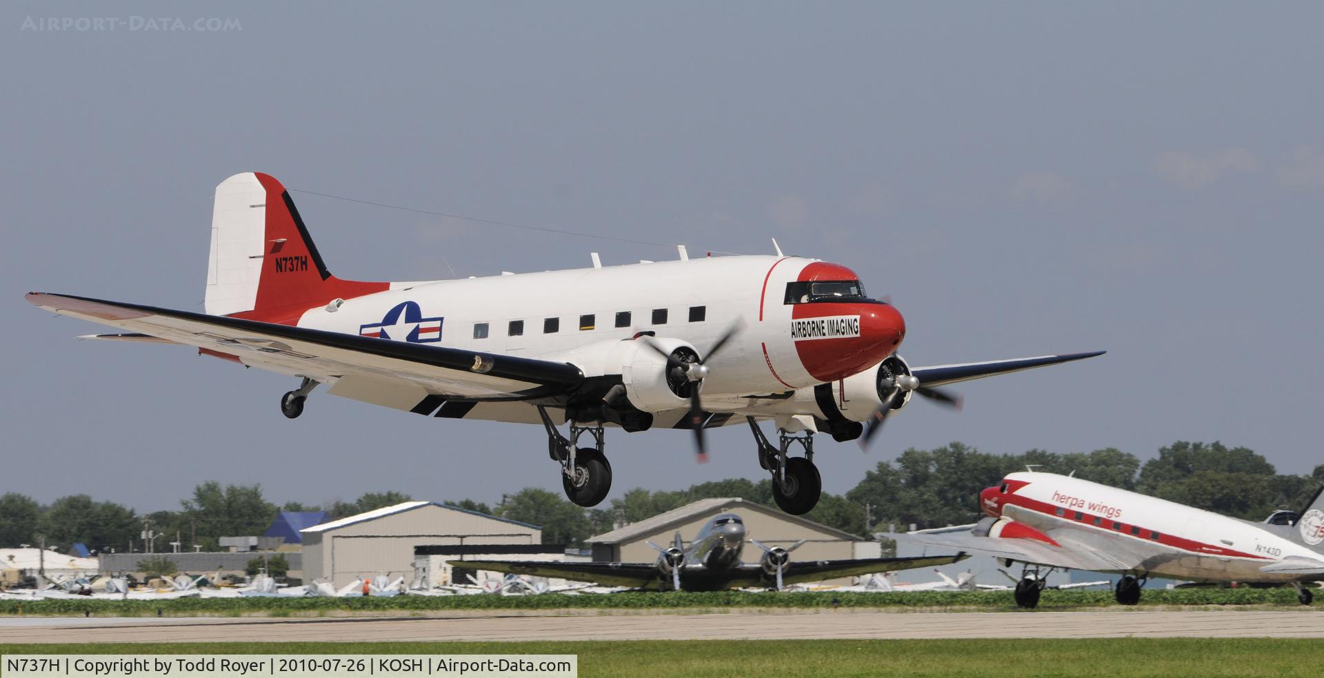 N737H, 1942 Douglas R4D-1 (DC-3C) C/N 6062, EAA AIRVENTURE 2010