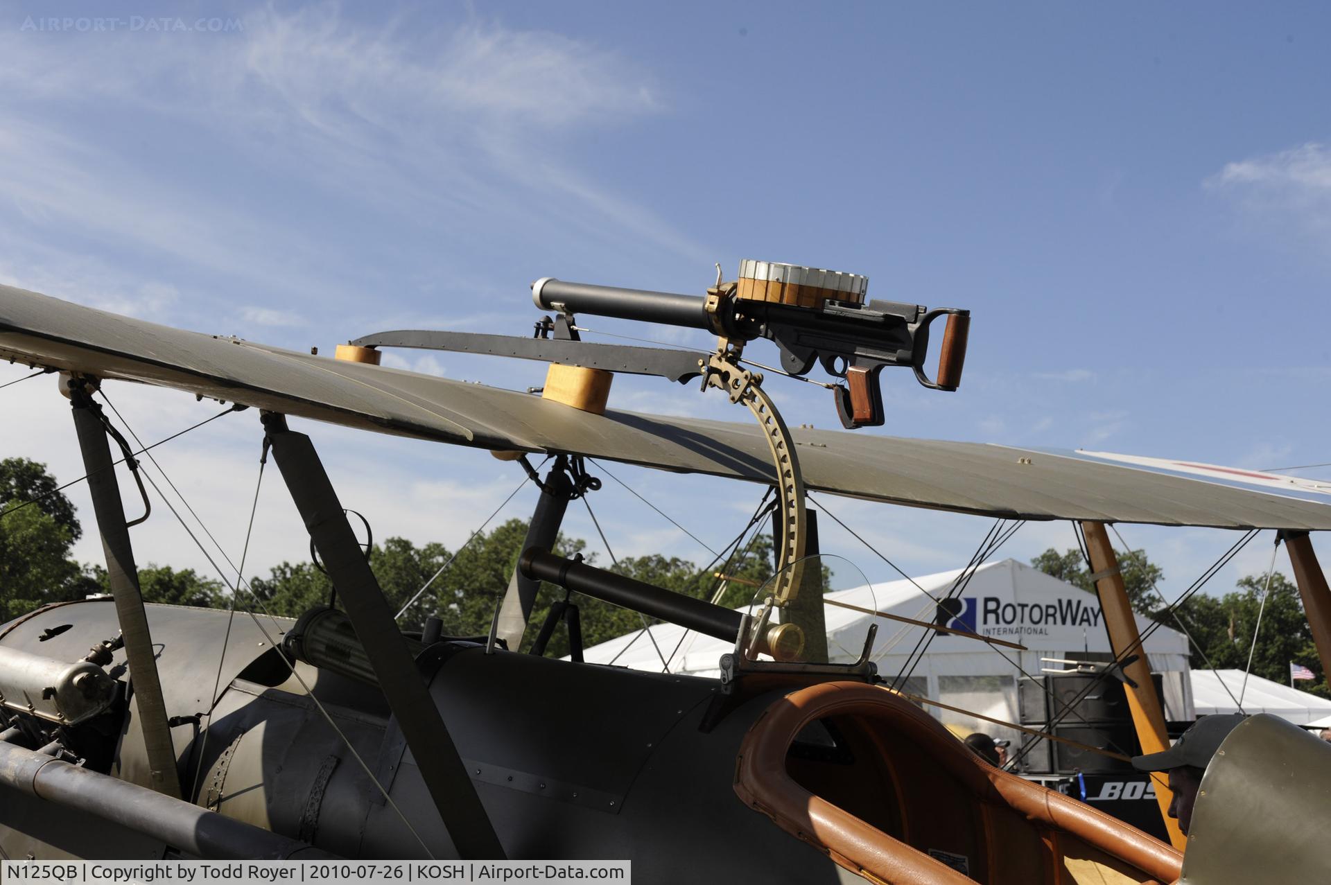 N125QB, Royal Aircraft Factory SE-5A Replica C/N D3540, EAA AIRVENTURE 2010