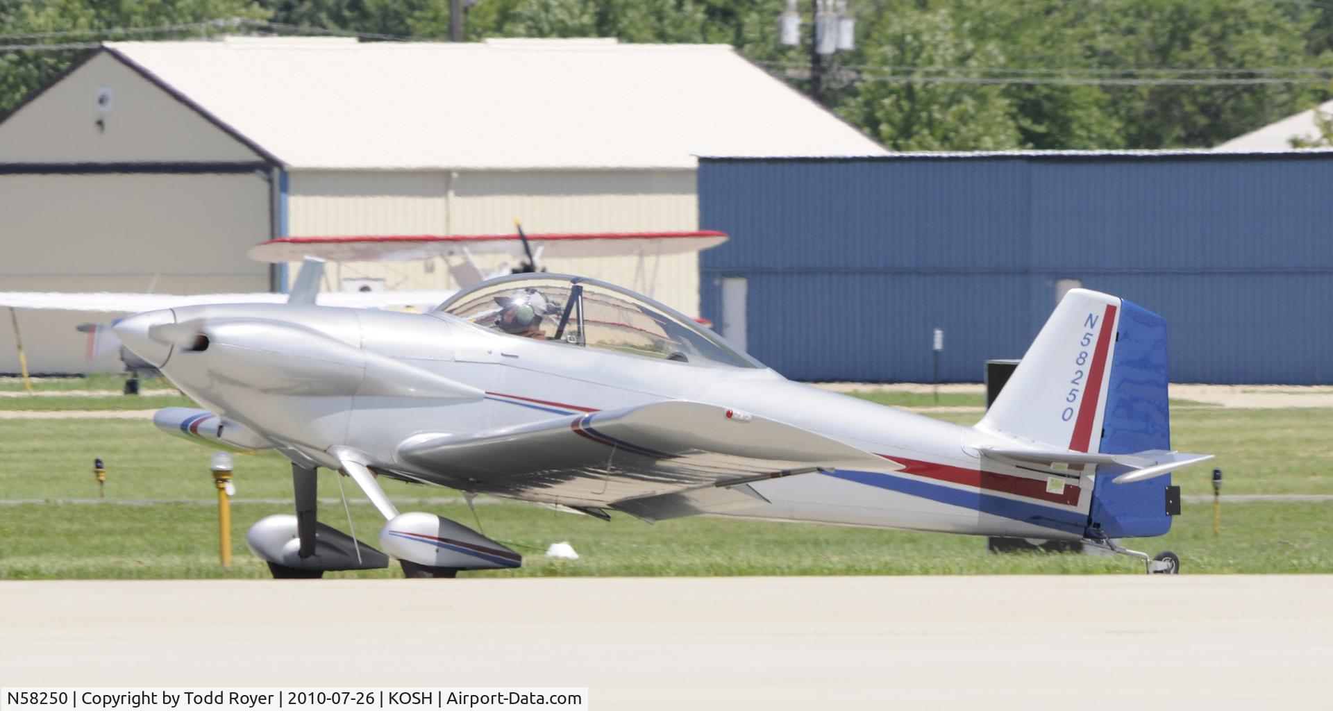 N58250, 1985 Vans RV-4 C/N 50, EAA AIRVENTURE 2010