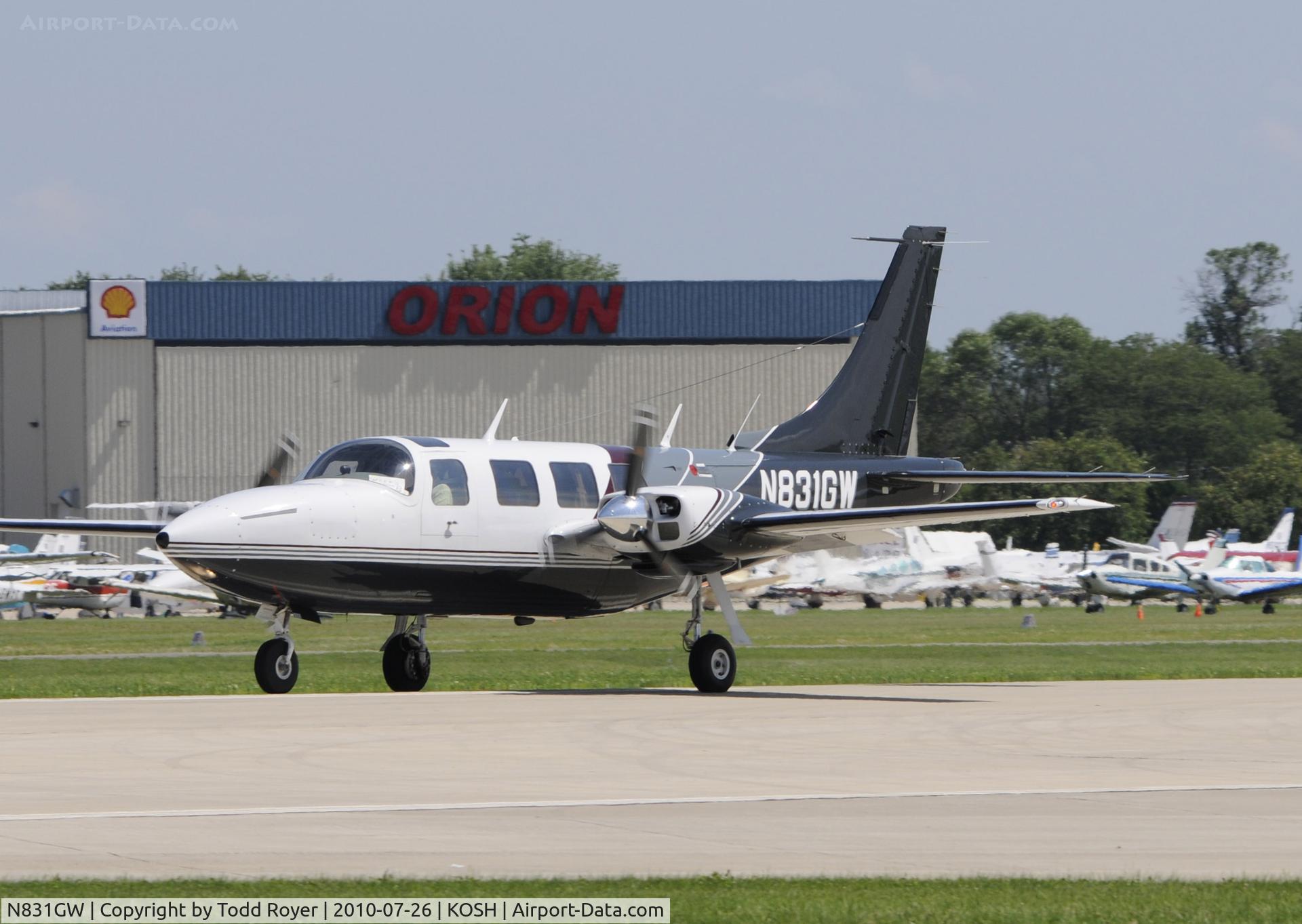 N831GW, 1976 Smith Aerostar 601P C/N 61P-0376-122, EAA AIRVENTURE 2010
