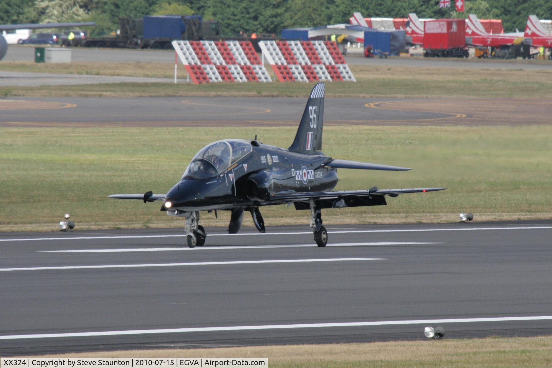 XX324, 1980 Hawker Siddeley Hawk T.1A C/N 168/312149, Taken at the Royal International Air Tattoo 2010