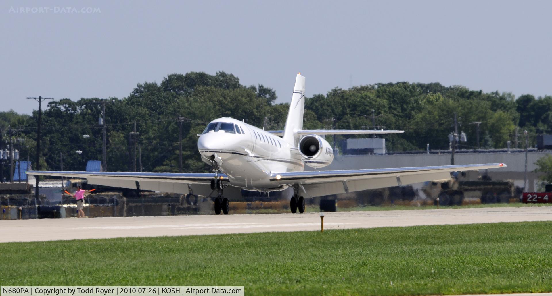 N680PA, 2008 Cessna 680 Citation Sovereign C/N 680-0255, EAA AIRVENTURE 2010