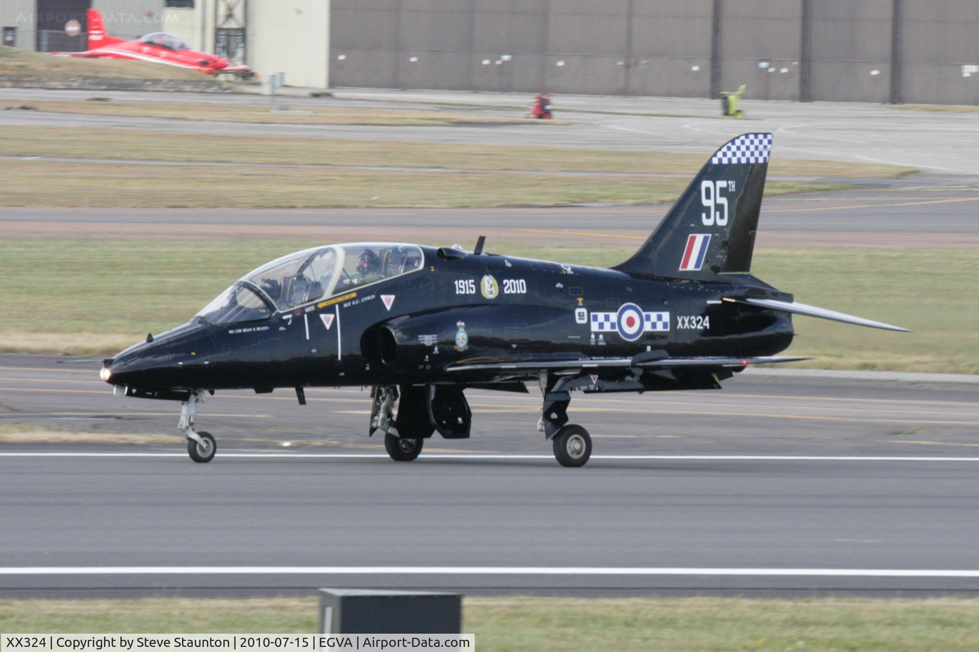 XX324, 1980 Hawker Siddeley Hawk T.1A C/N 168/312149, Taken at the Royal International Air Tattoo 2010