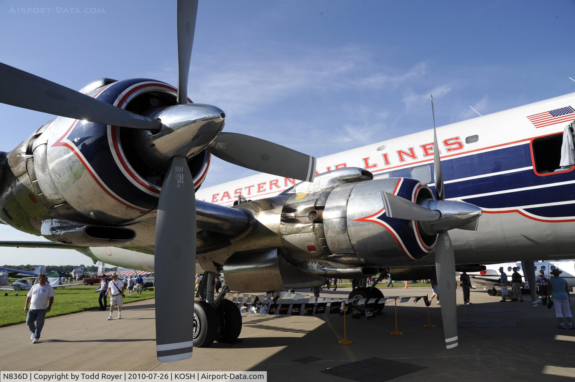 N836D, 1957 Douglas DC-7B C/N 45345, EAA AIRVENTURE 2010