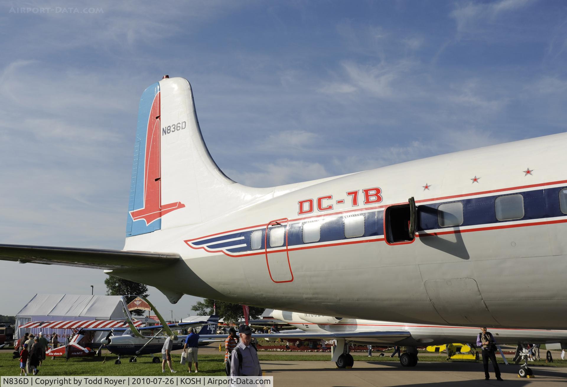 N836D, 1957 Douglas DC-7B C/N 45345, EAA AIRVENTURE 2010