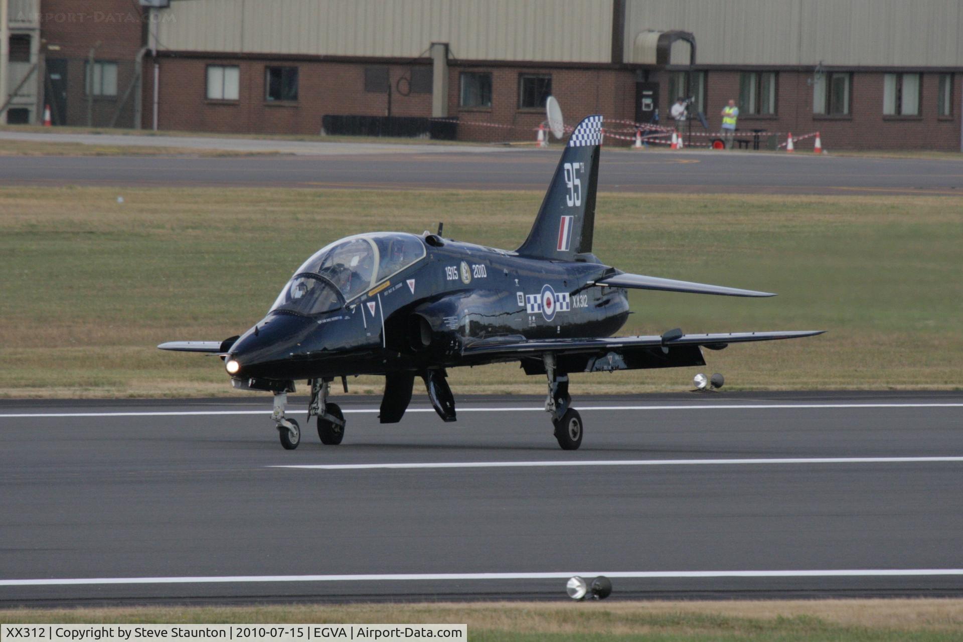 XX312, 1980 Hawker Siddeley Hawk T.1W C/N 148/312137, Taken at the Royal International Air Tattoo 2010