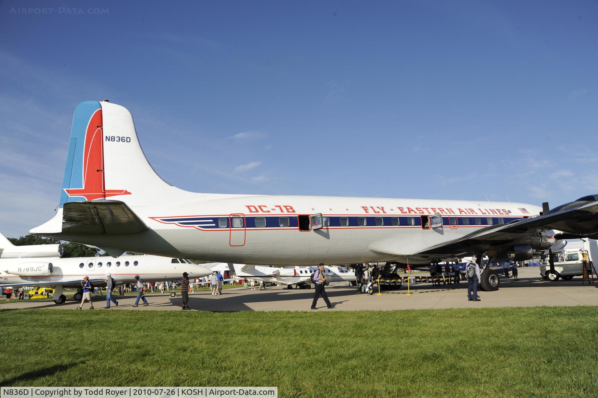 N836D, 1957 Douglas DC-7B C/N 45345, EAA AIRVENTURE 2010