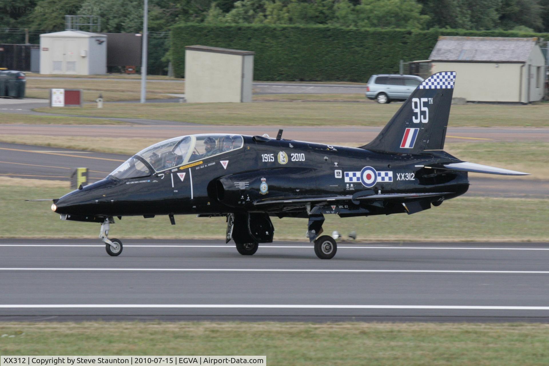 XX312, 1980 Hawker Siddeley Hawk T.1W C/N 148/312137, Taken at the Royal International Air Tattoo 2010