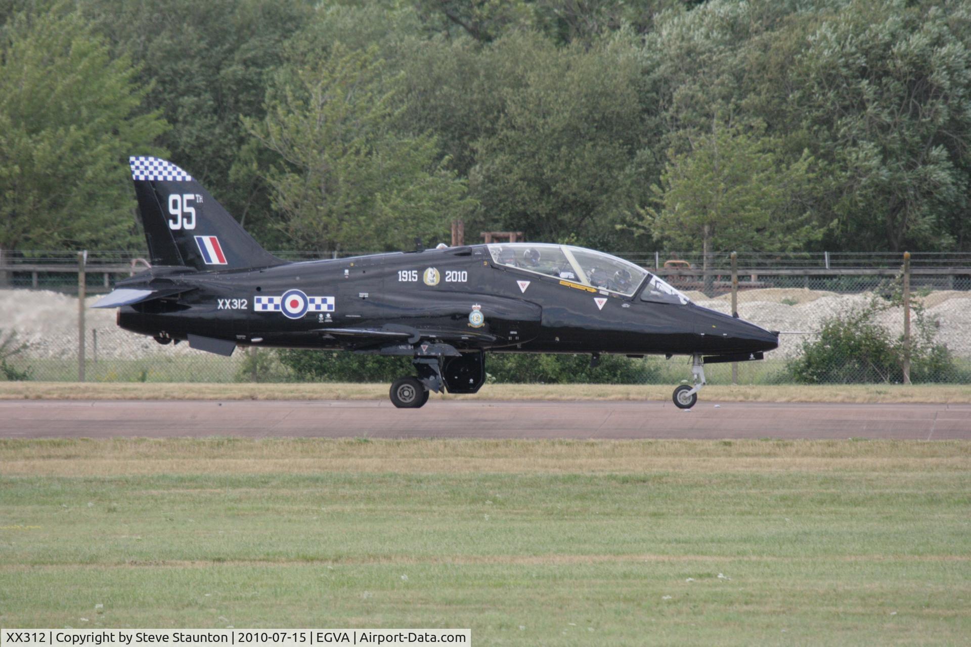 XX312, 1980 Hawker Siddeley Hawk T.1W C/N 148/312137, Taken at the Royal International Air Tattoo 2010
