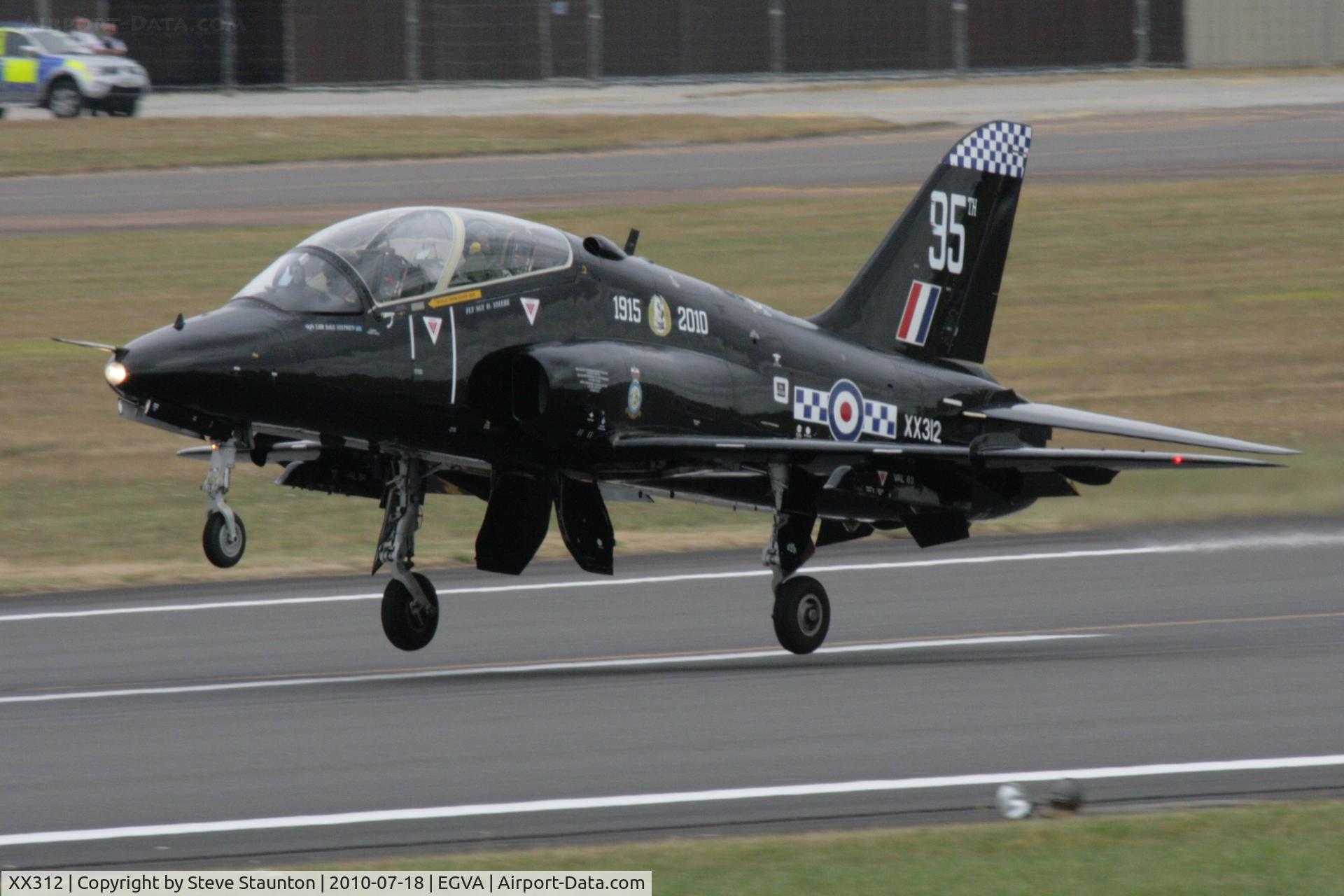 XX312, 1980 Hawker Siddeley Hawk T.1W C/N 148/312137, Taken at the Royal International Air Tattoo 2010