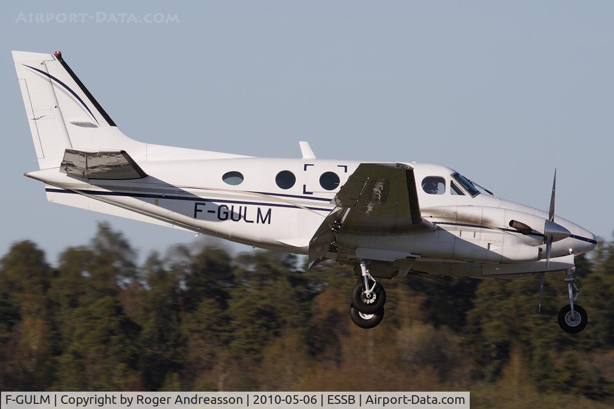 F-GULM, 1980 Beech C90A King Air C/N LJ-1226, Arriving from Paderborn/Lippstadt