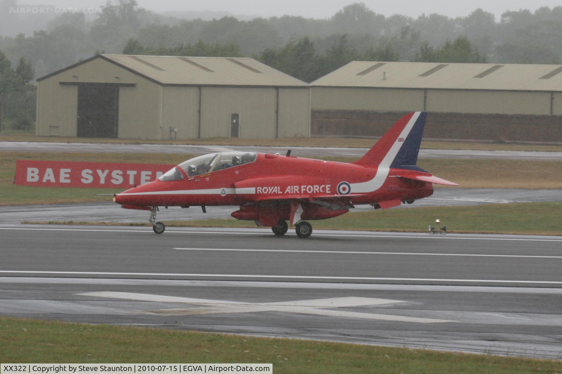 XX322, 1980 Hawker Siddeley Hawk T.1A C/N 165/312147, Taken at the Royal International Air Tattoo 2010