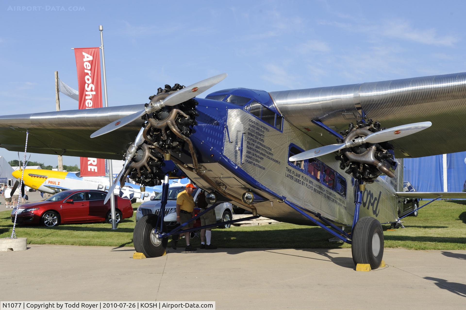 N1077, 1927 Ford 4-AT-B Tri-Motor C/N 10, EAA AIRVENTURE 2010