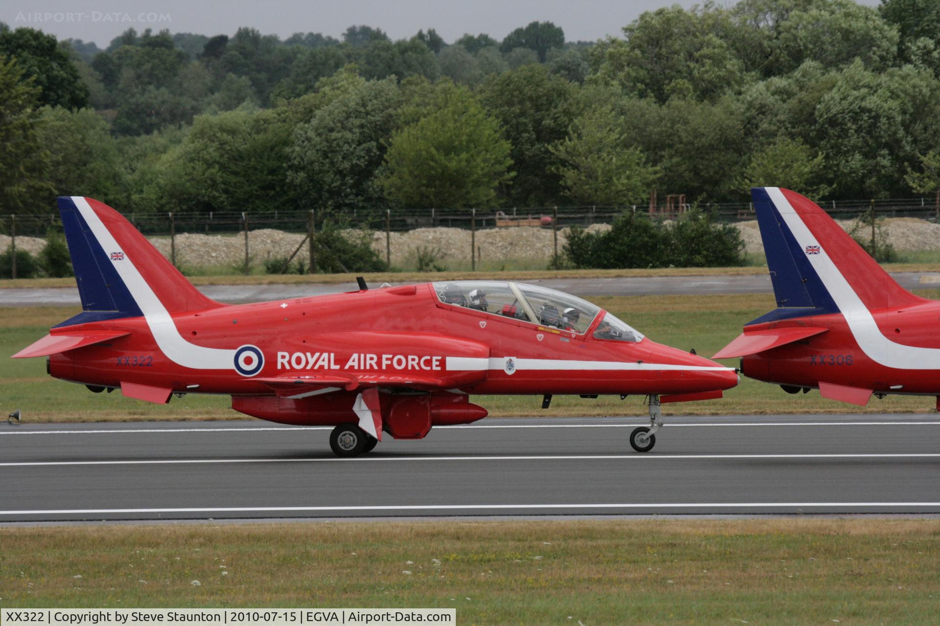 XX322, 1980 Hawker Siddeley Hawk T.1A C/N 165/312147, Taken at the Royal International Air Tattoo 2010