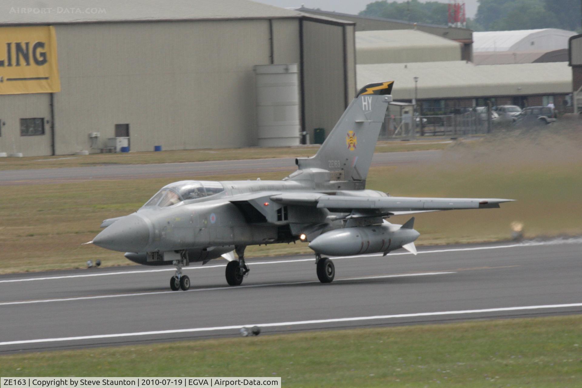 ZE163, 1987 Panavia Tornado F.3 C/N 529/AT012/3238, Taken at the Royal International Air Tattoo 2010