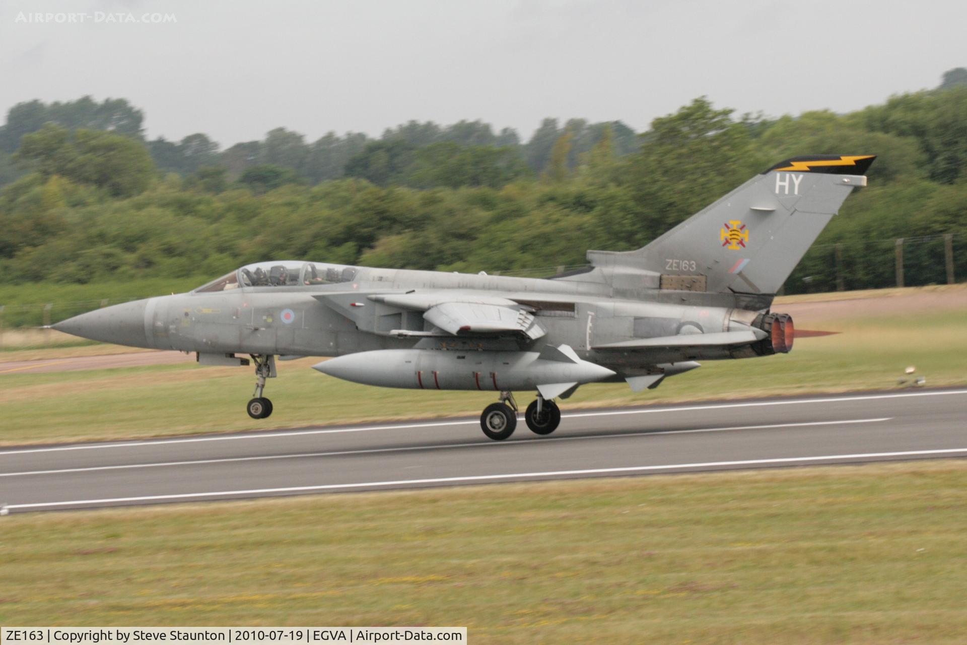 ZE163, 1987 Panavia Tornado F.3 C/N 529/AT012/3238, Taken at the Royal International Air Tattoo 2010