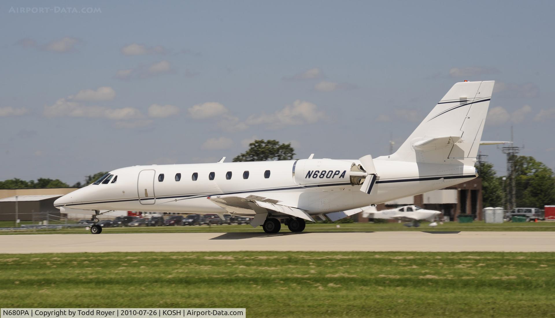 N680PA, 2008 Cessna 680 Citation Sovereign C/N 680-0255, EAA AIRVENTURE 2010