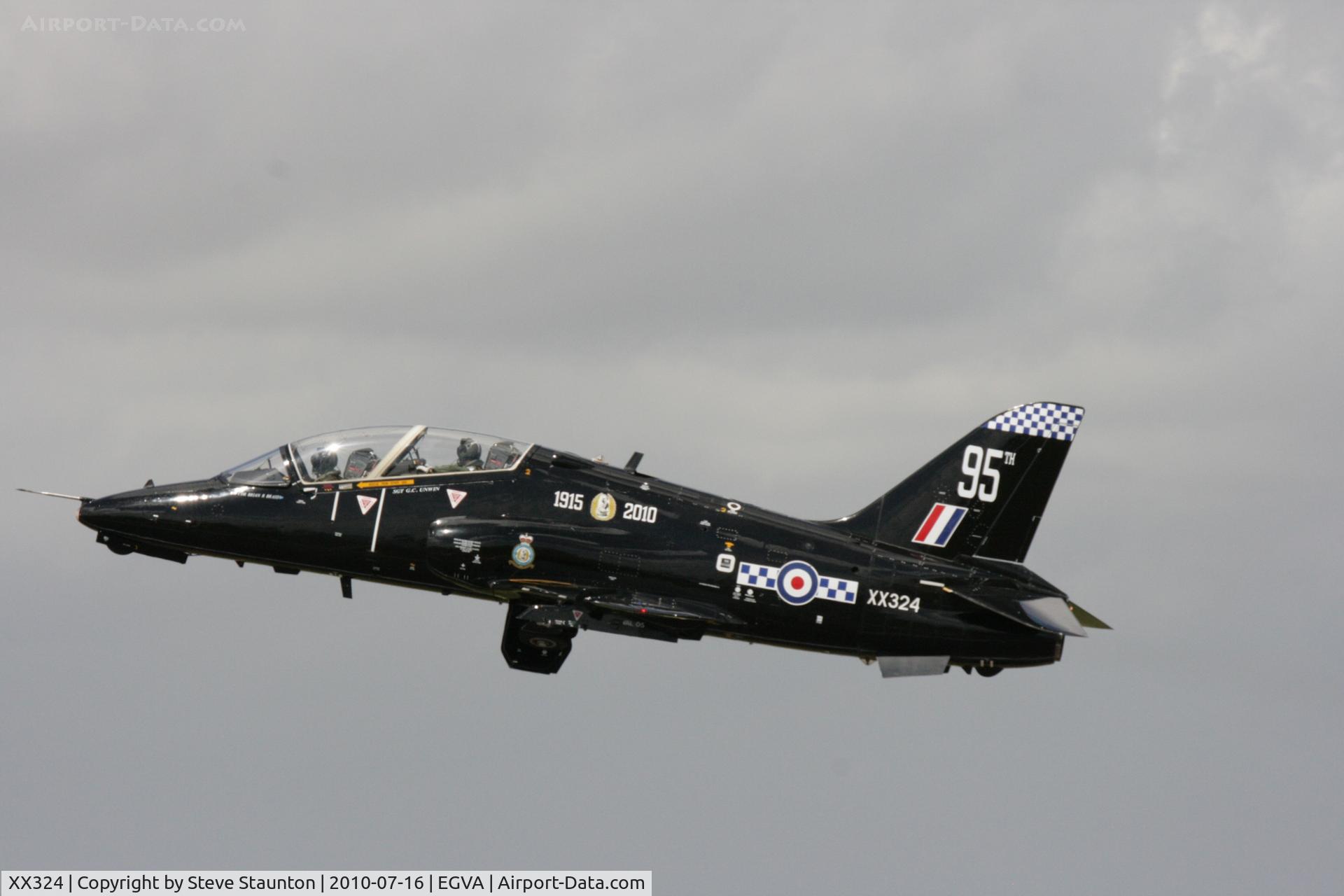 XX324, 1980 Hawker Siddeley Hawk T.1A C/N 168/312149, Taken at the Royal International Air Tattoo 2010