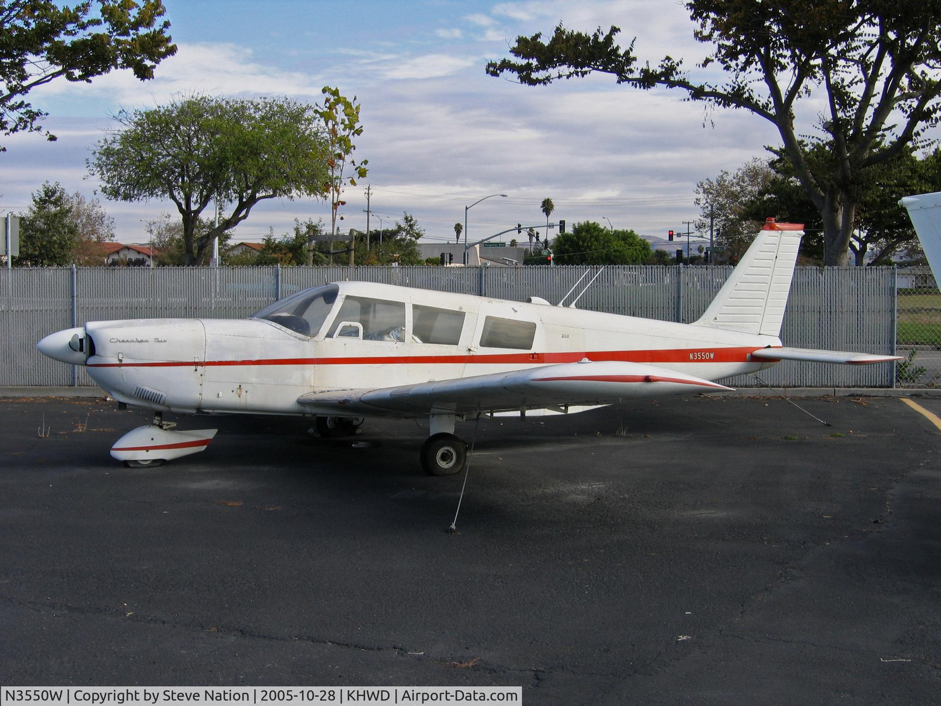 N3550W, 1966 Piper PA-32-260 Cherokee Six C/N 32-437, 1966 Piper PA-32-260 @ Hayward, CA home base in Oct 2005