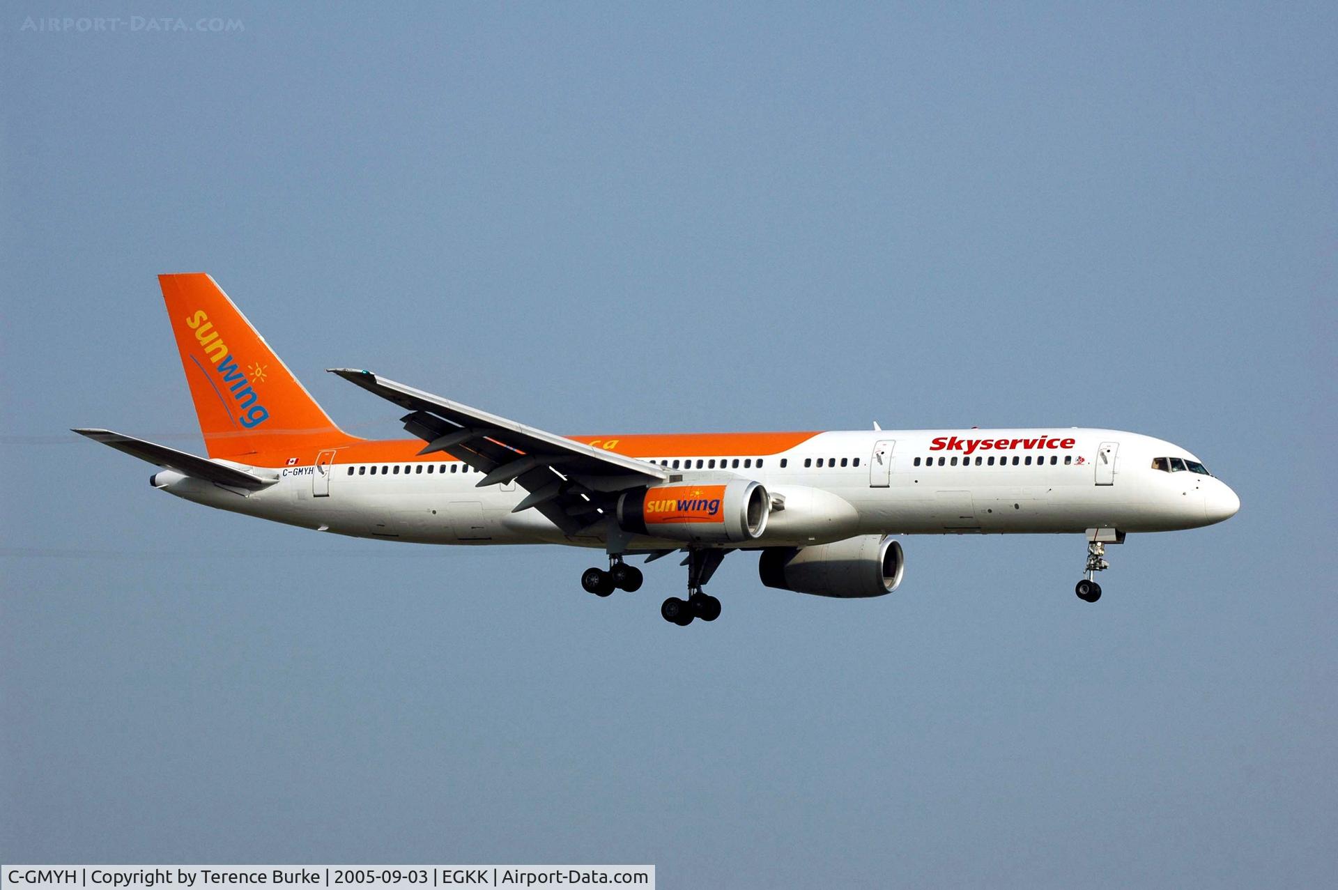 C-GMYH, 1991 Boeing 757-236 C/N 25053, Gatwick,  RNY.08   September 2005