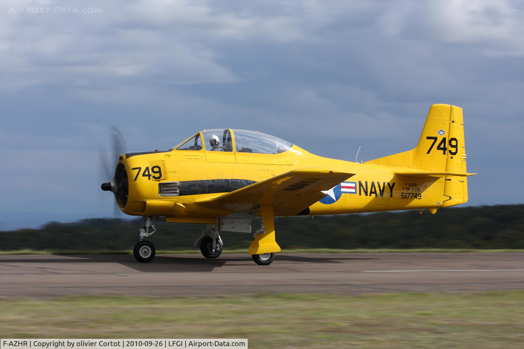 F-AZHR, North American T-28A Fennec C/N 174-602, Dijon Darois airshow 2010