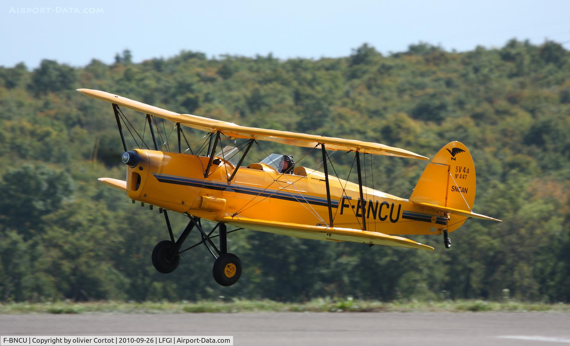 F-BNCU, Stampe-Vertongen SV-4A C/N 447, Dijon Darois airshow 2010