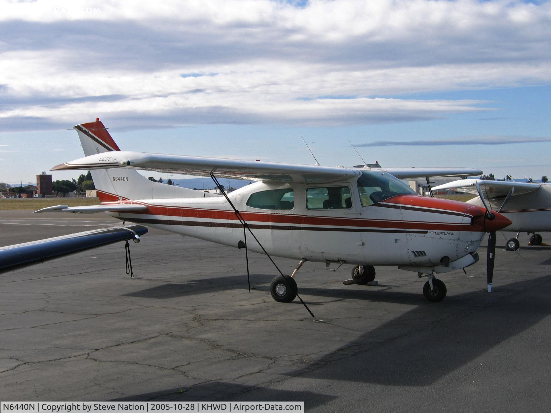 N6440N, 1978 Cessna T210N Turbo Centurion C/N 21063016, 1978 Cessna T210N @ KHWD/Hayward Air Terminal, CA home base Oct 2005 (sold to Sharman Enterprises, KVCB/Vacaville, CA in Nov 2009)
