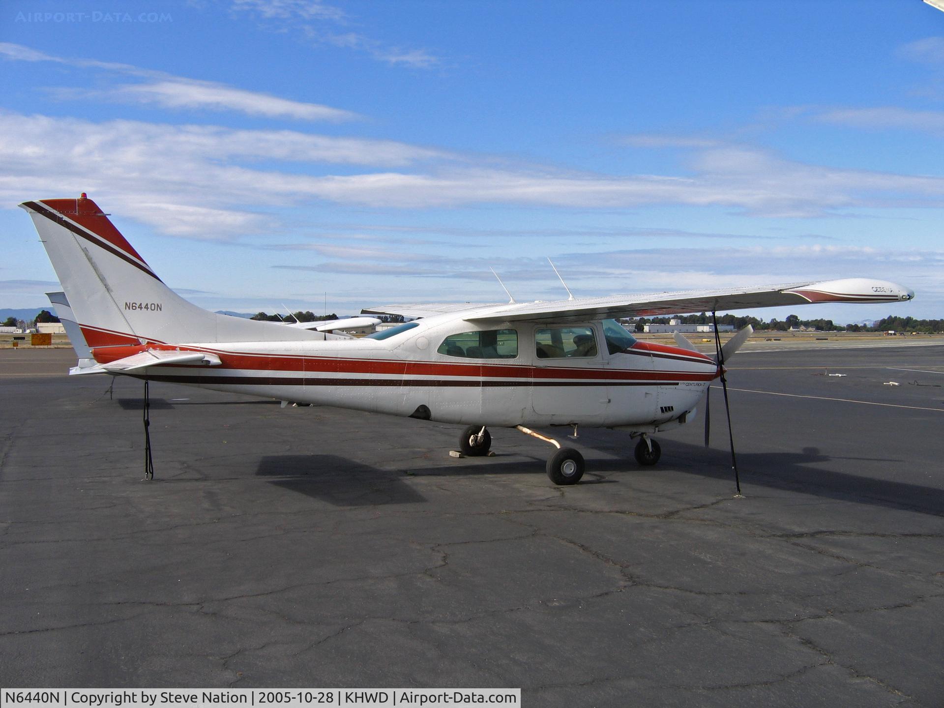 N6440N, 1978 Cessna T210N Turbo Centurion C/N 21063016, 1978 Cessna T210N @ KHWD/Hayward Air Terminal, CA home base Oct 2005 (sold to Sharman Enterprises, KVCB/Vacaville, CA in Nov 2009)