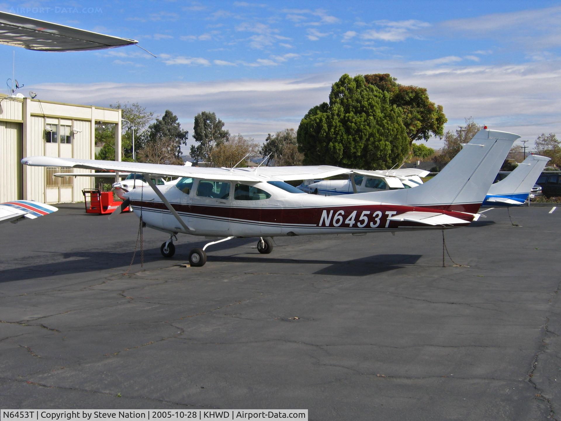 N6453T, 1985 Cessna TR182 Turbo Skylane RG C/N R18202029, 1985 Cessna TR182 @ KHWD/Hayward Air Terminal, CA