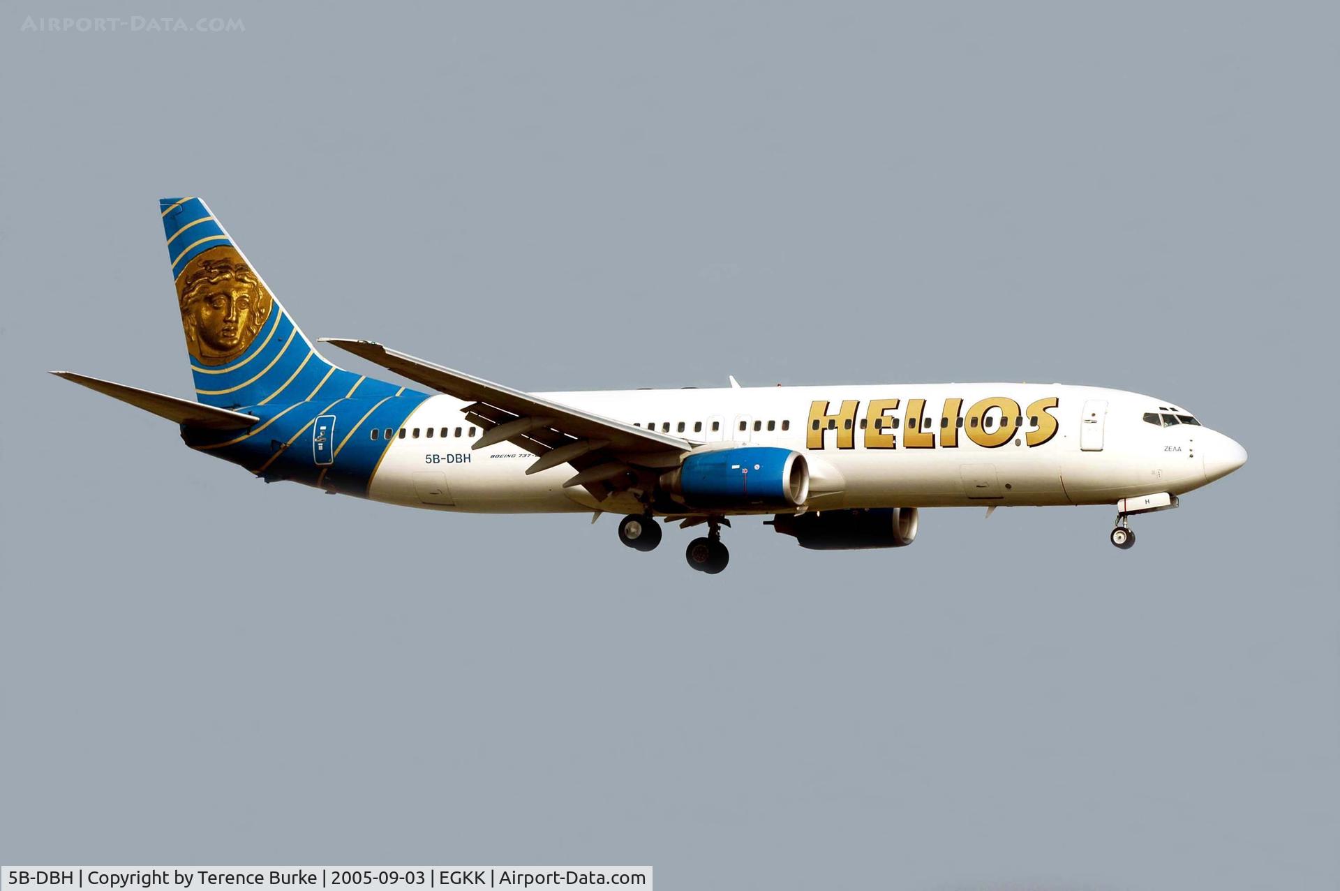 5B-DBH, 2001 Boeing 737-86N C/N 30806, Gatwick,   RNY.08  September 2005