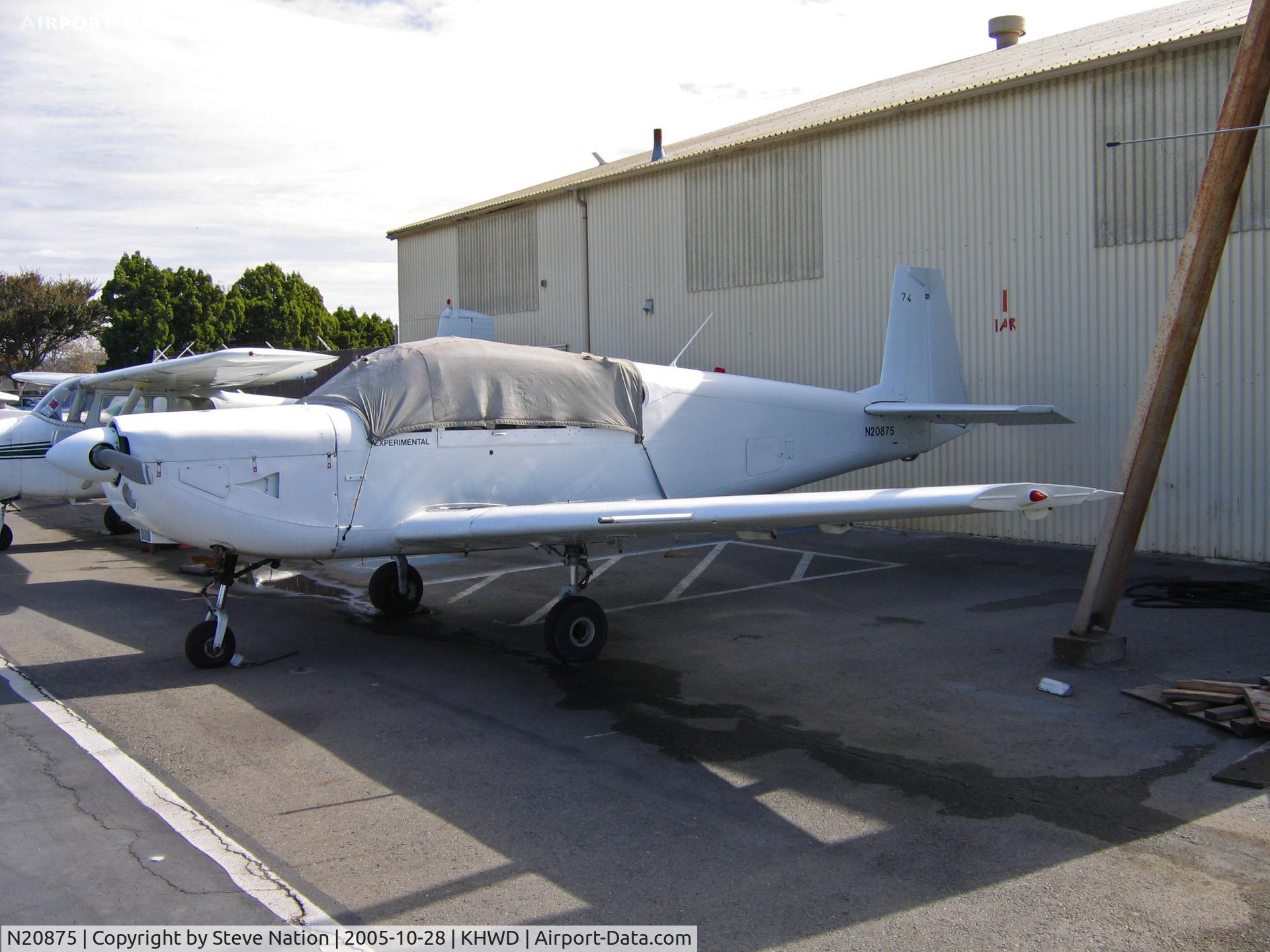 N20875, 1982 IAR IAR-823 C/N 74, 1982 Iar Sa Brasov IAR 823 in all white colors @ KHWD/Hayward Air Terminal, CA in Oct 2005