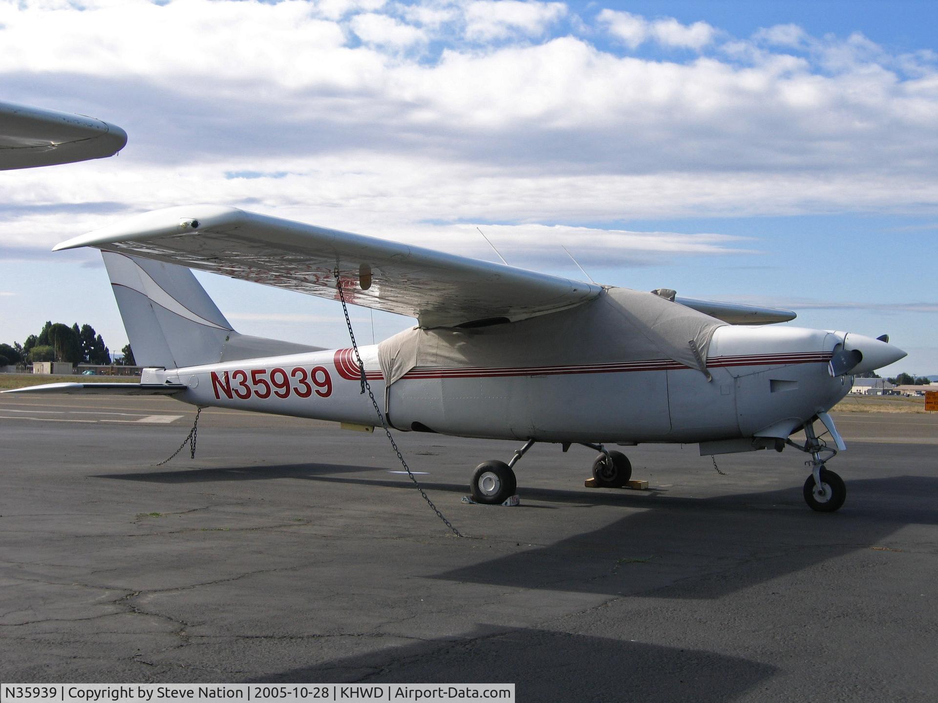 N35939, 1976 Cessna 177RG Cardinal C/N 177RG1082, 1976 Cessna 177RG Cardinal with cover @ KHWD/Hayward Air Terminal, CA in Oct 2005