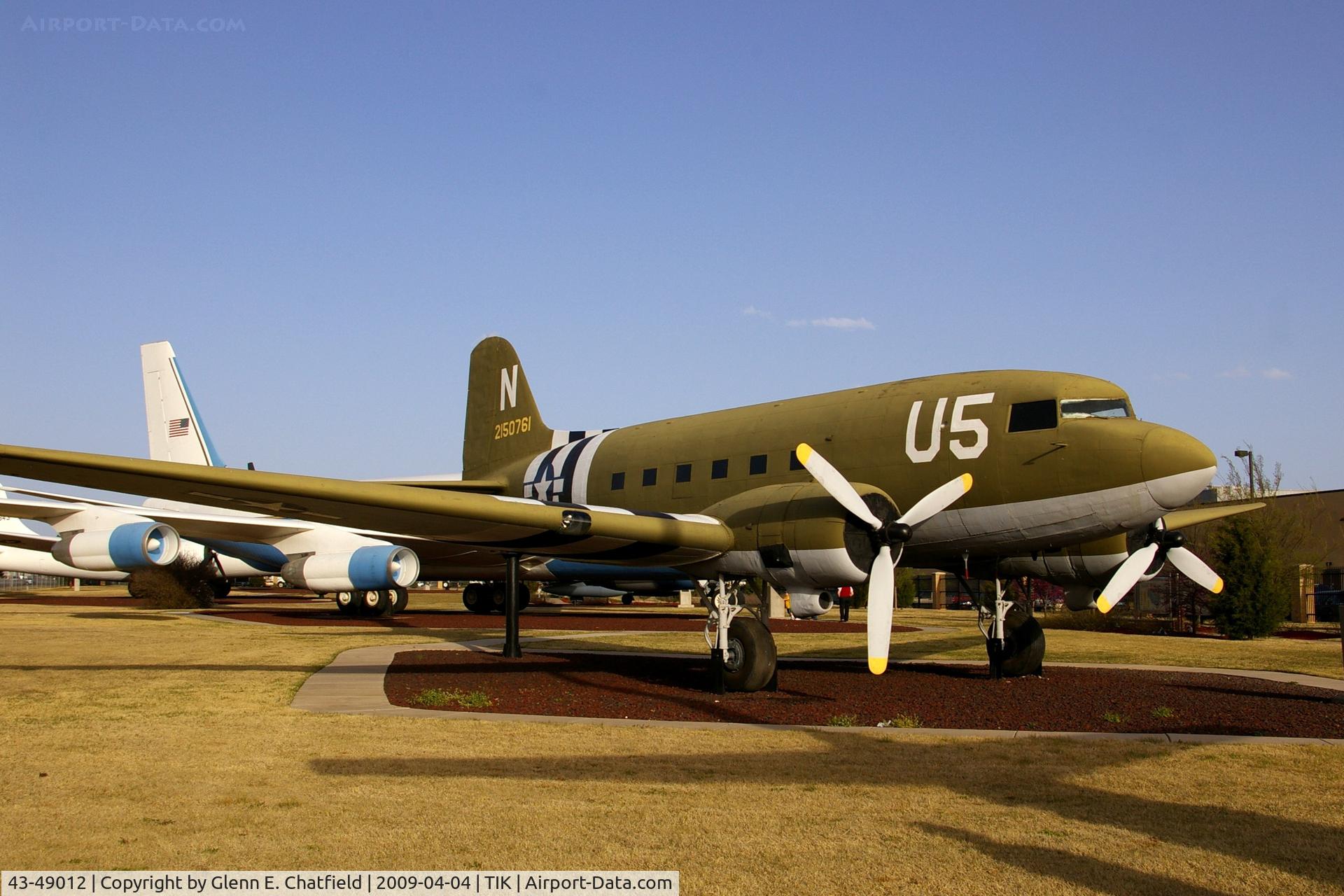 43-49012, 1943 Douglas C-47J Skytrain C/N 26273/14828, Heritage Collection at Tinker AFB, OK