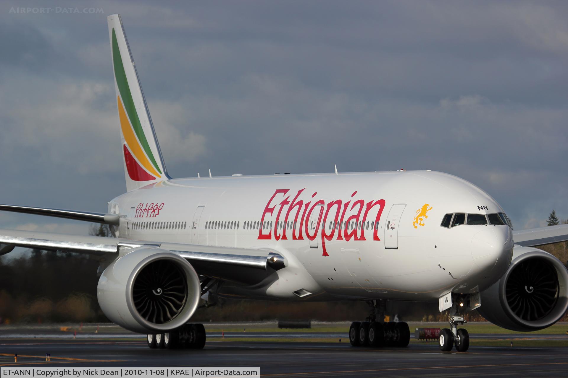 ET-ANN, 2010 Boeing 777-260/LR C/N 40770, KPAE
