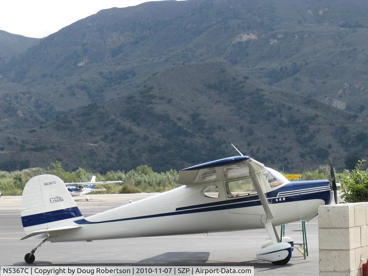 N5367C, 1950 Cessna 140A C/N 15498, 1950 Cessna 140A, Continental C90 90 Hp