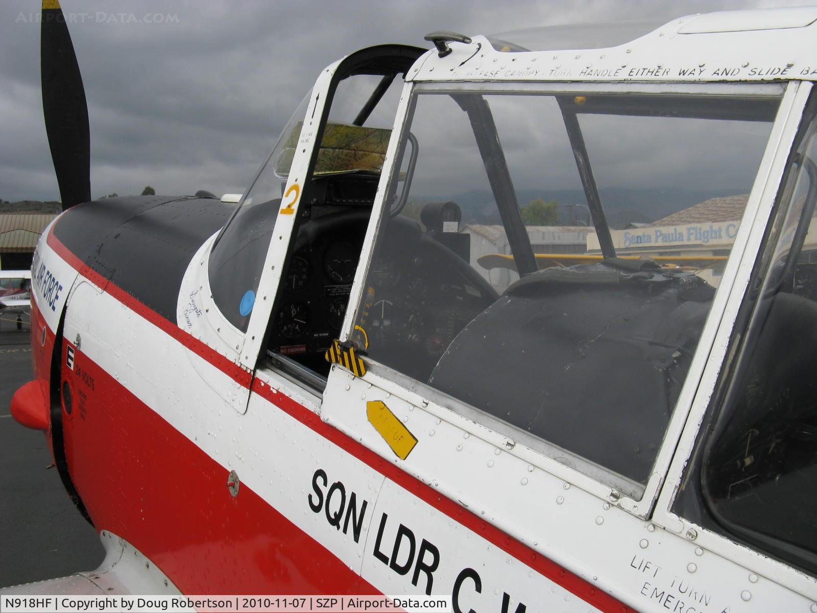 N918HF, 1952 De Havilland DHC-1 Chipmunk T.10 C/N C1/0714, 1952 DeHavilland(C) DHC-1 CHIPMUNK 22, DH Gipsy Major 10 Mk2 145 Hp inverted in-line, tandem seat military trainer was first aircraft design of DeHavilland of Canada