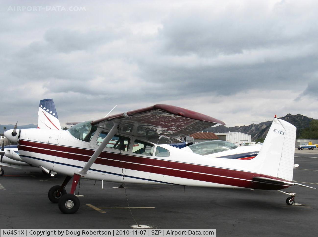 N6451X, 1960 Cessna 180D C/N 18050951, 1980 Cessna 180D, ContinentaL O-470-S 230 Hp