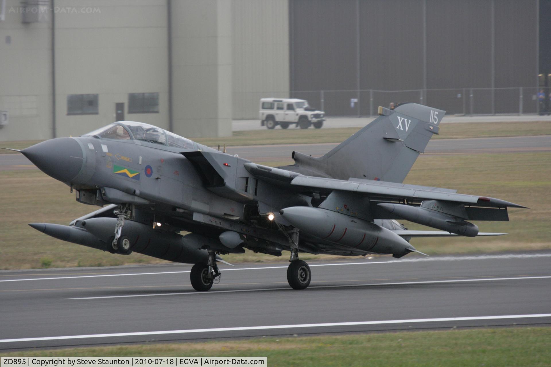 ZD895, 1985 Panavia Tornado GR.4 C/N 477/BS155/3216, Taken at the Royal International Air Tattoo 2010