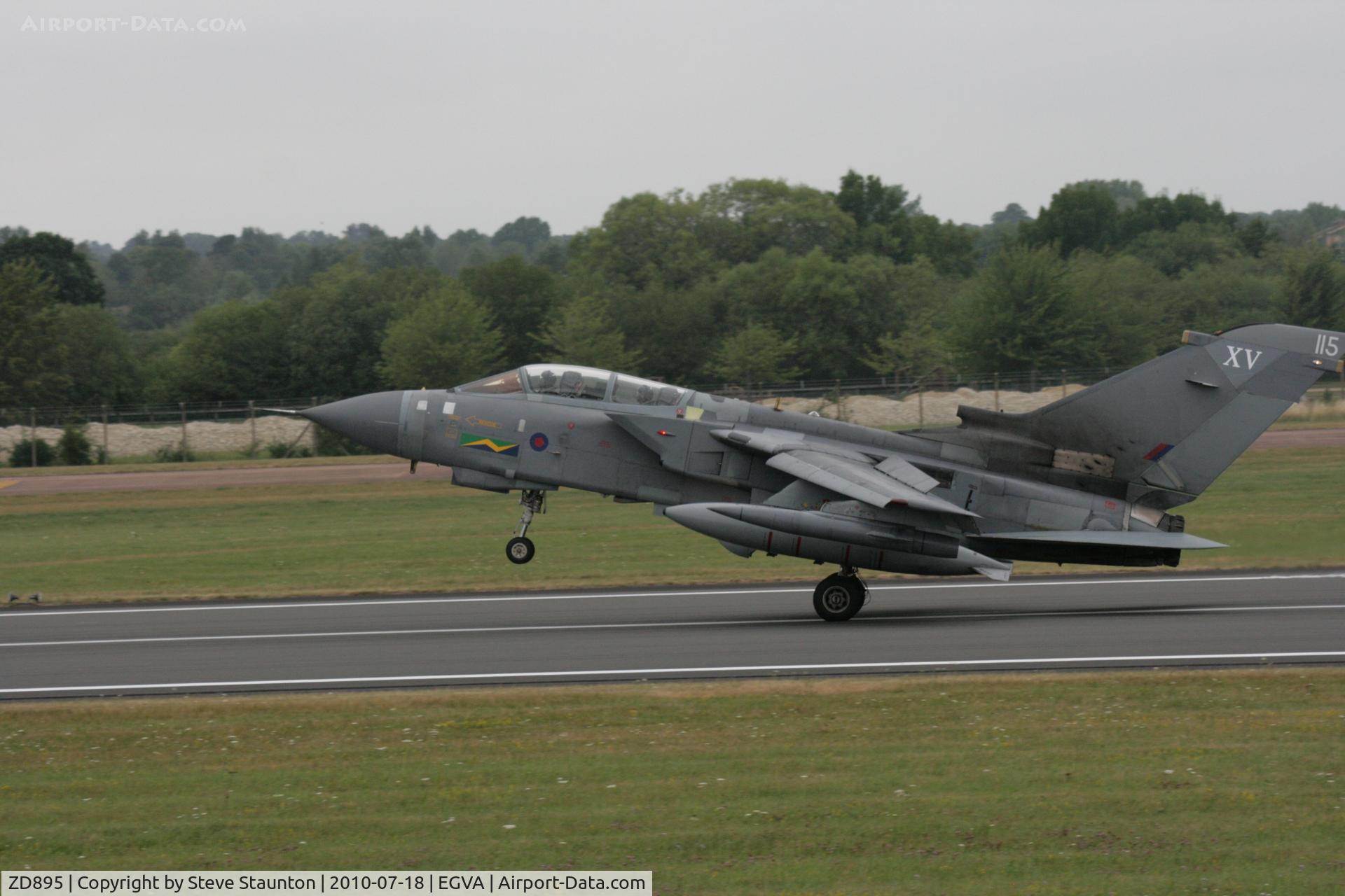 ZD895, 1985 Panavia Tornado GR.4 C/N 477/BS155/3216, Taken at the Royal International Air Tattoo 2010
