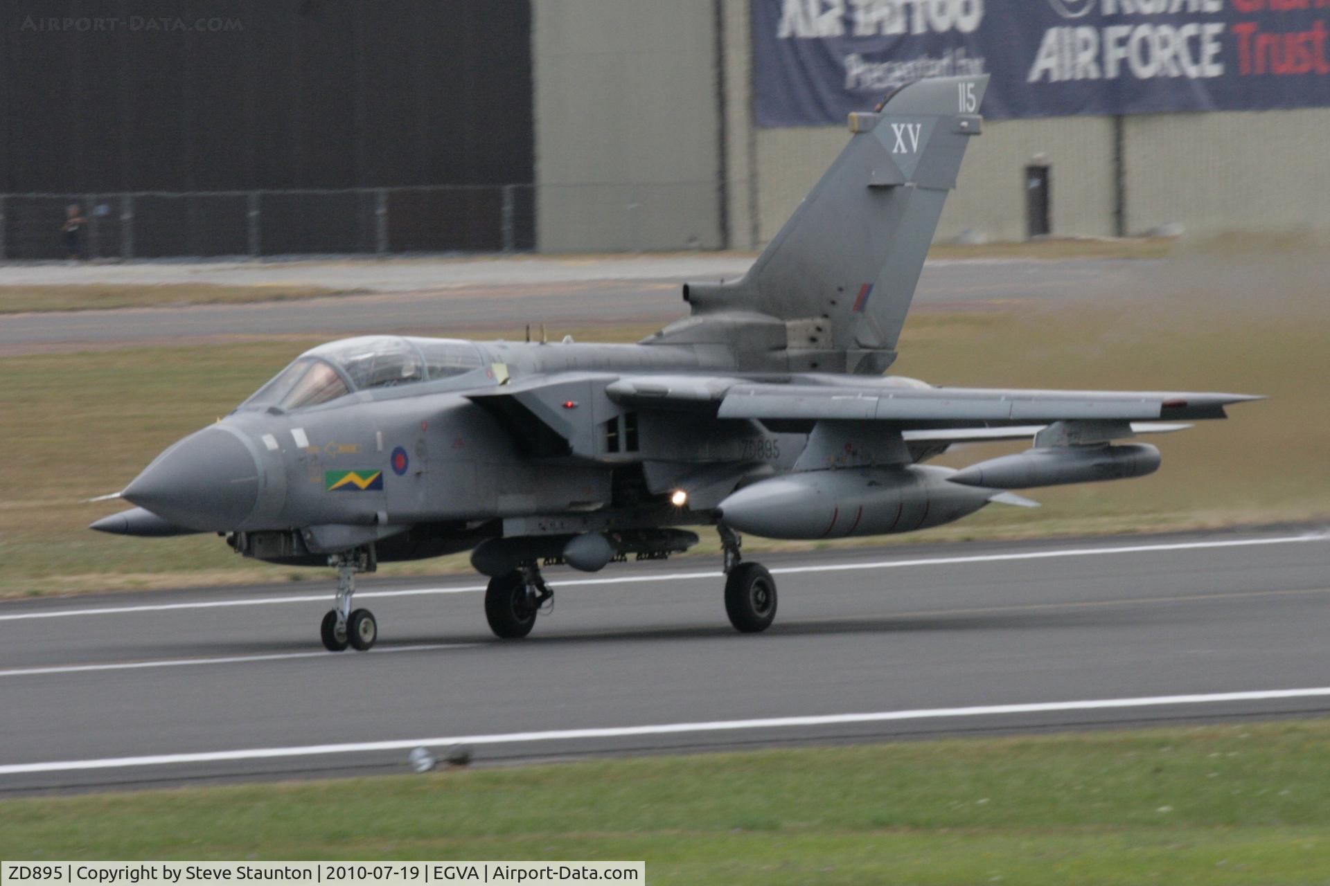 ZD895, 1985 Panavia Tornado GR.4 C/N 477/BS155/3216, Taken at the Royal International Air Tattoo 2010