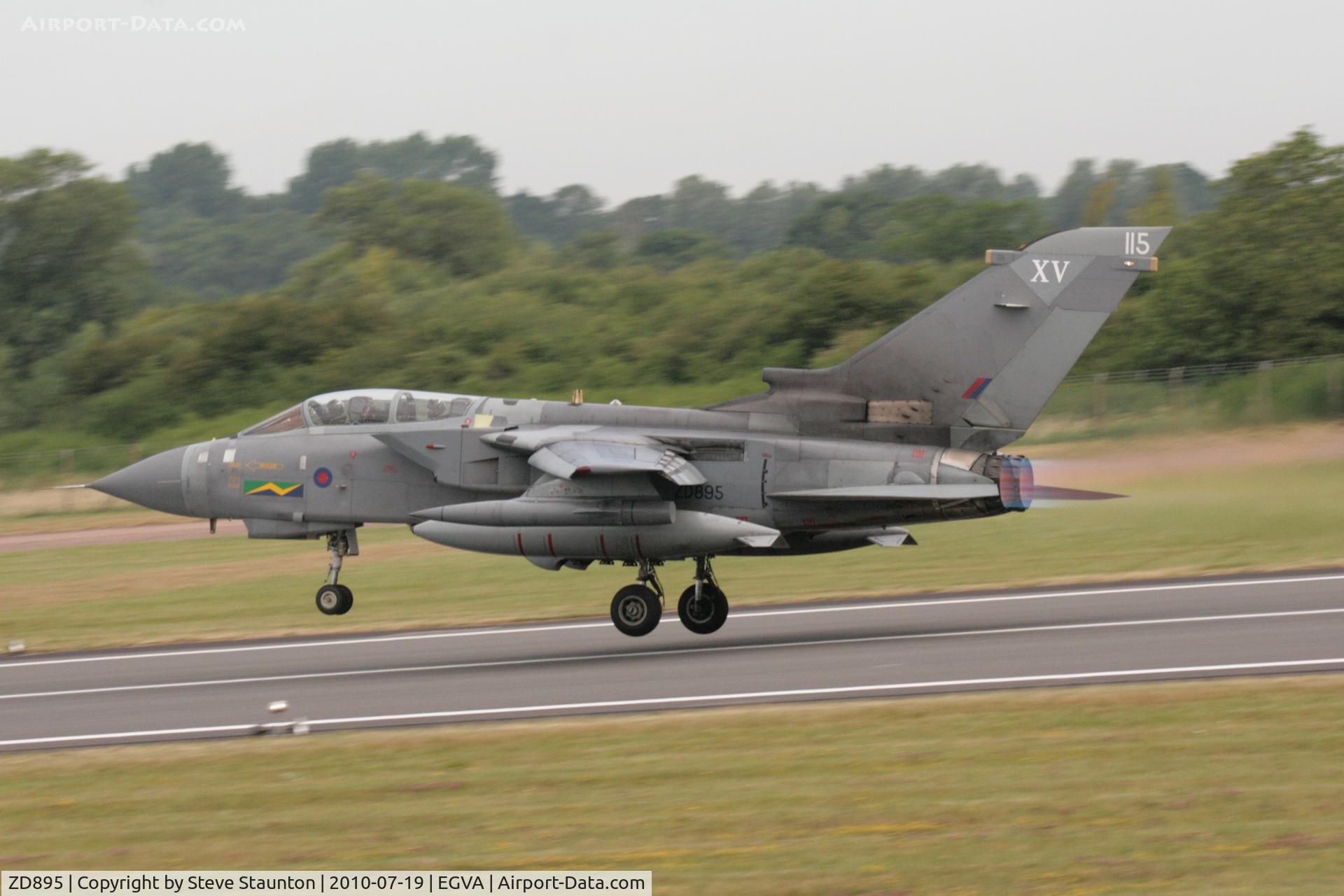 ZD895, 1985 Panavia Tornado GR.4 C/N 477/BS155/3216, Taken at the Royal International Air Tattoo 2010