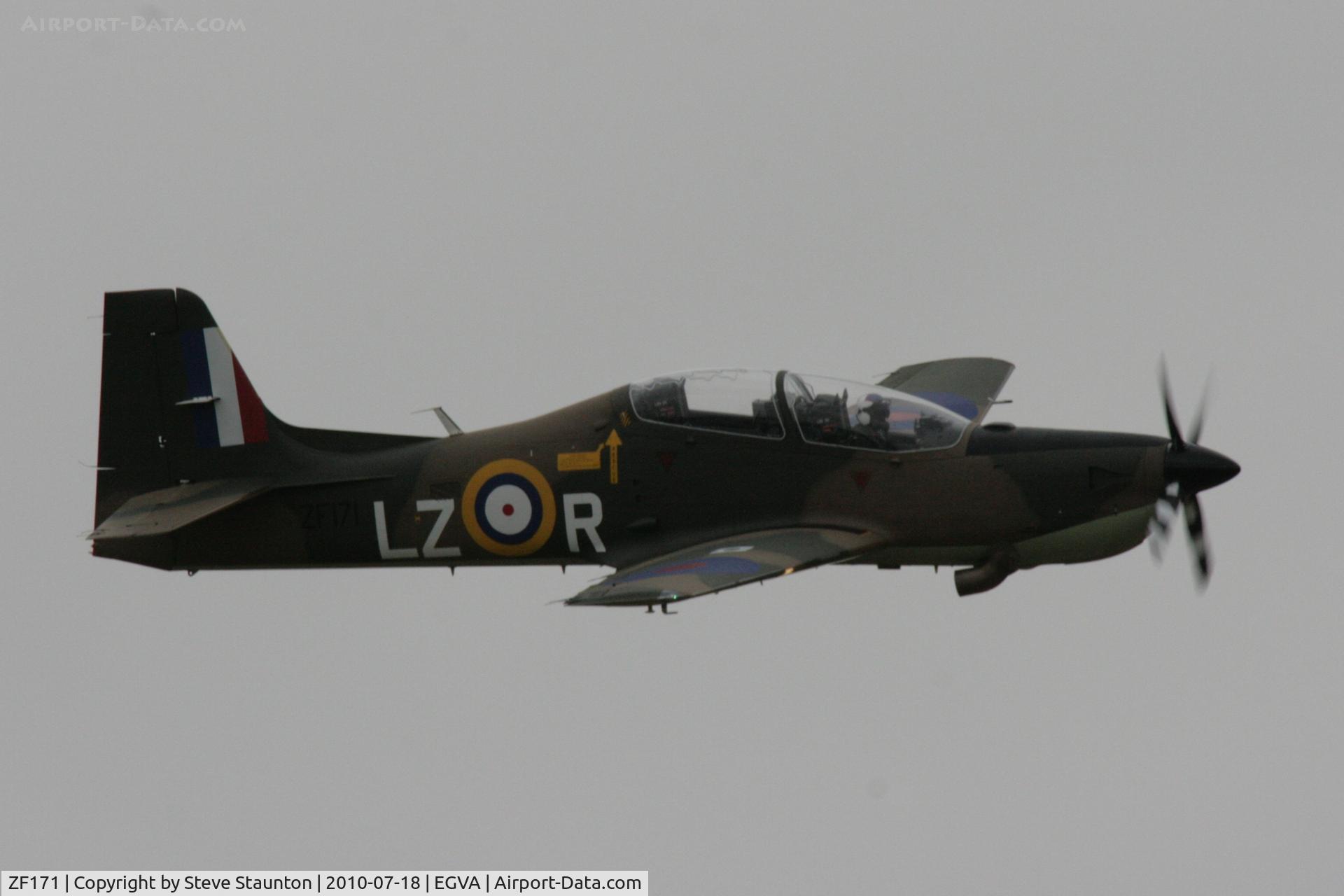 ZF171, 1989 Short S-312 Tucano T1 C/N S023/T23, Taken at the Royal International Air Tattoo 2010