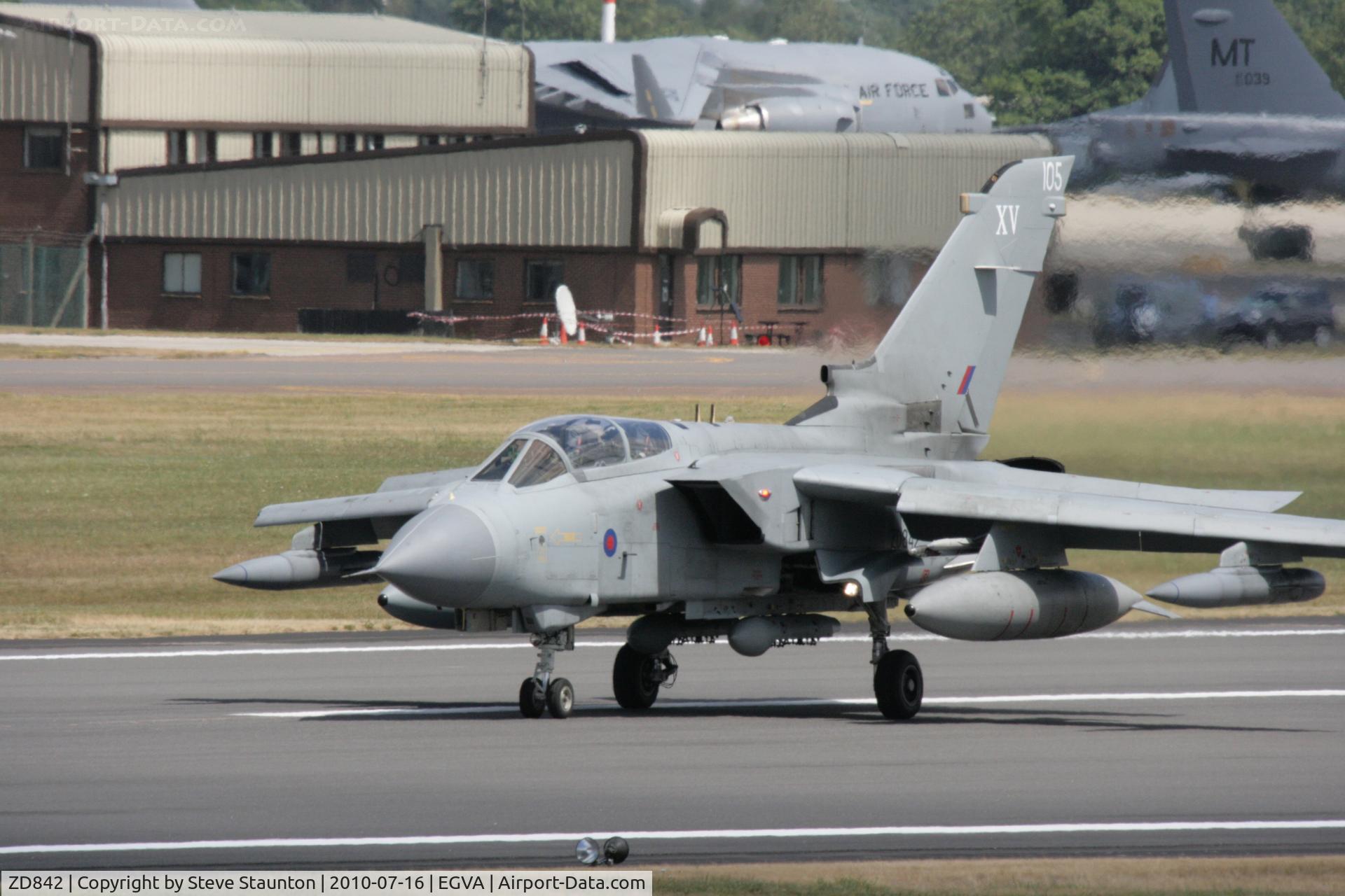 ZD842, 1985 Panavia Tornado GR.4 C/N 423/BT044/3193, Taken at the Royal International Air Tattoo 2010