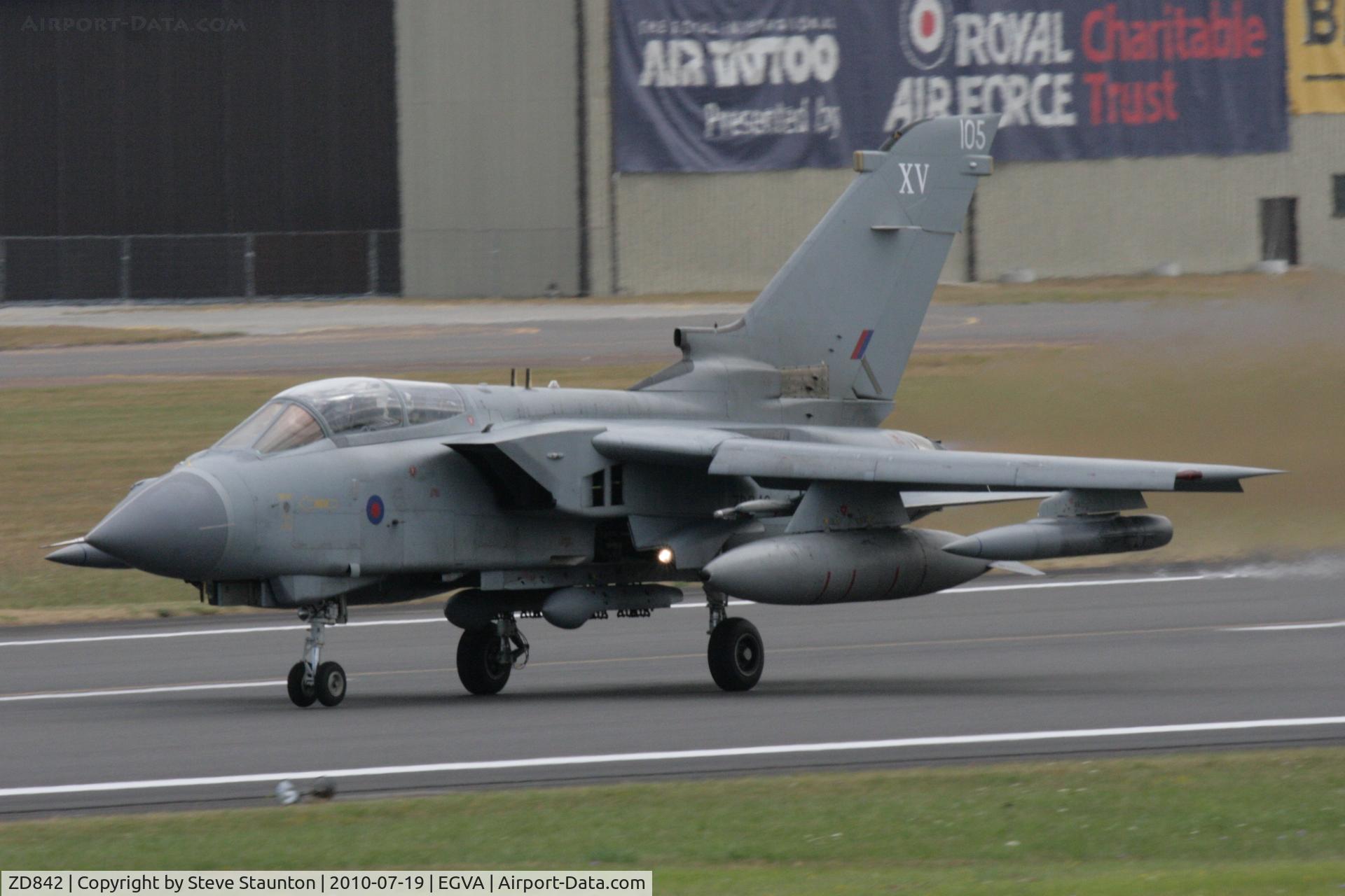 ZD842, 1985 Panavia Tornado GR.4 C/N 423/BT044/3193, Taken at the Royal International Air Tattoo 2010