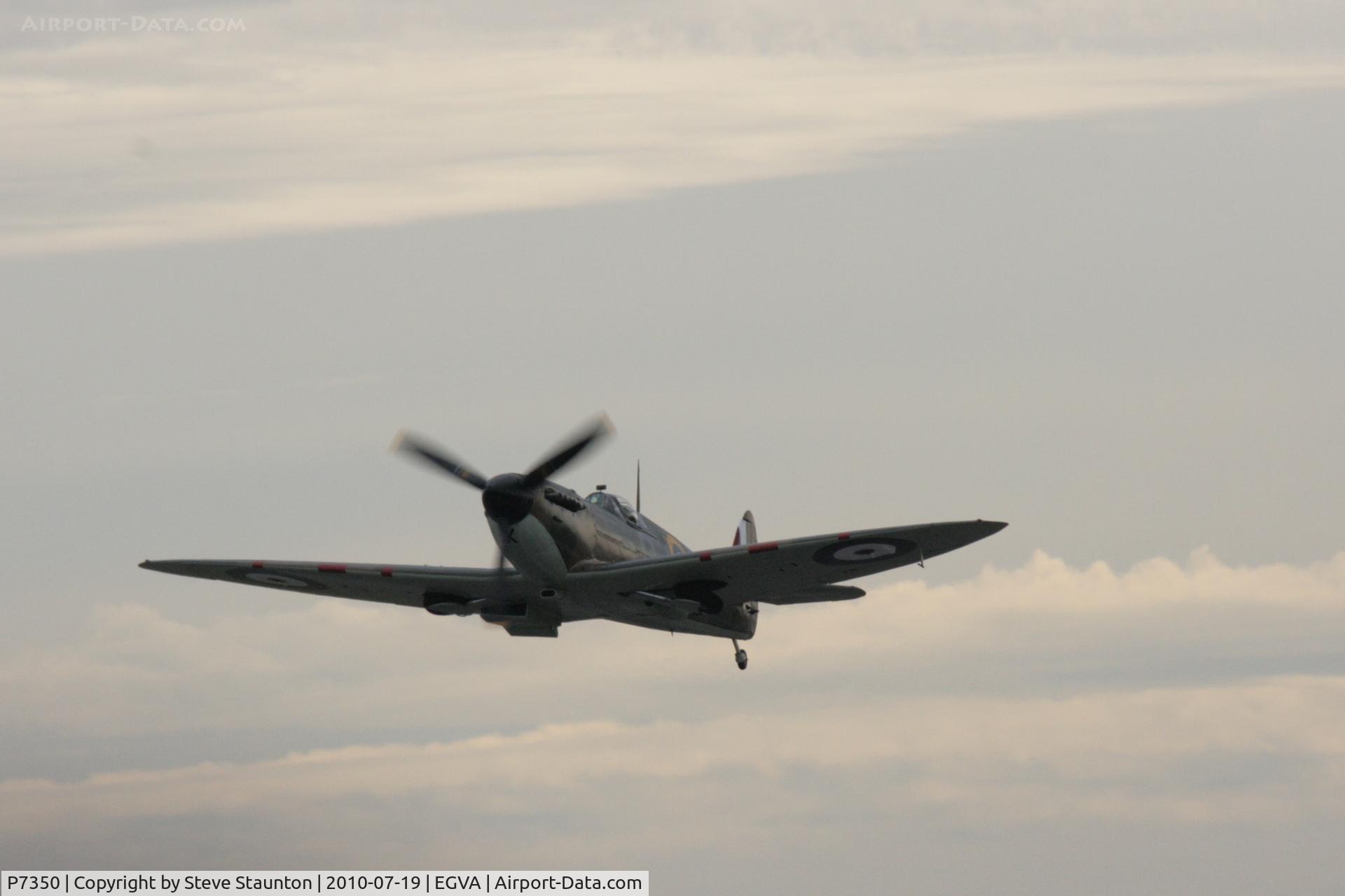 P7350, 1940 Supermarine 329 Spitfire IIa C/N CBAF.14, Taken at the Royal International Air Tattoo 2010