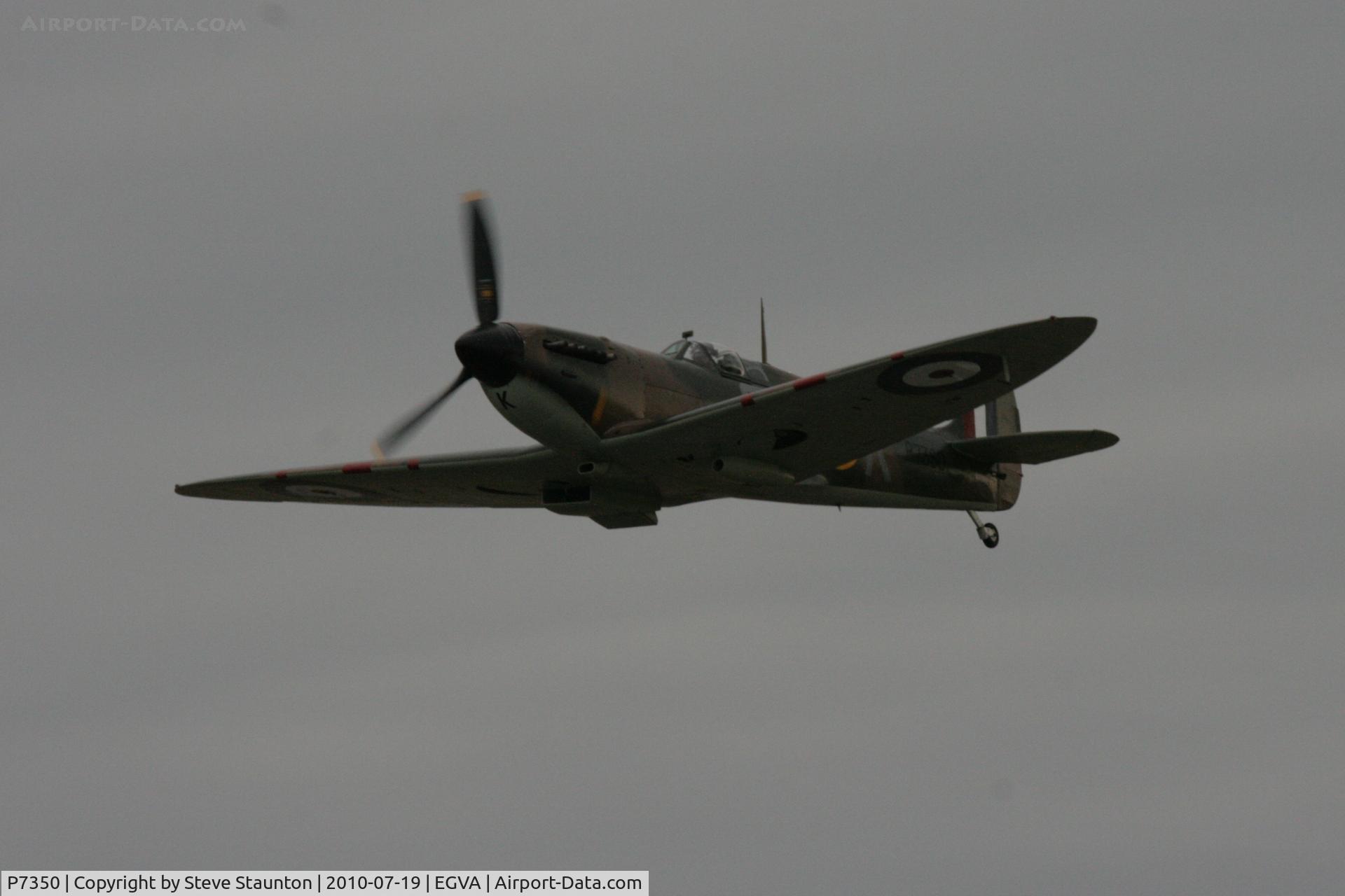 P7350, 1940 Supermarine 329 Spitfire IIa C/N CBAF.14, Taken at the Royal International Air Tattoo 2010