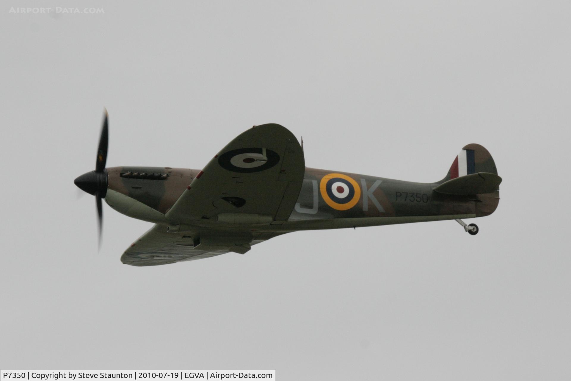 P7350, 1940 Supermarine 329 Spitfire IIa C/N CBAF.14, Taken at the Royal International Air Tattoo 2010
