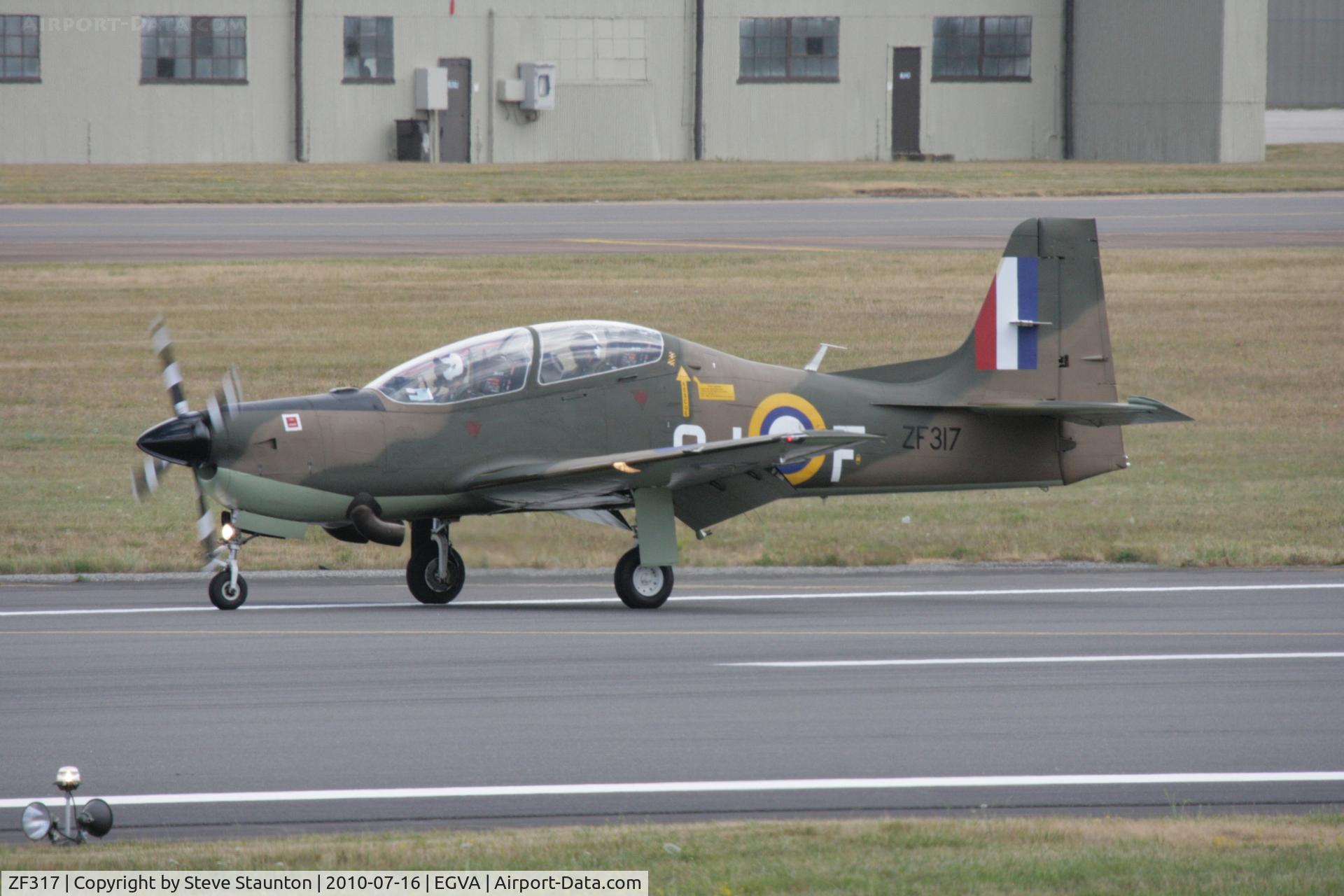 ZF317, Short S-312 Tucano T1 C/N S098/T69, Taken at the Royal International Air Tattoo 2010